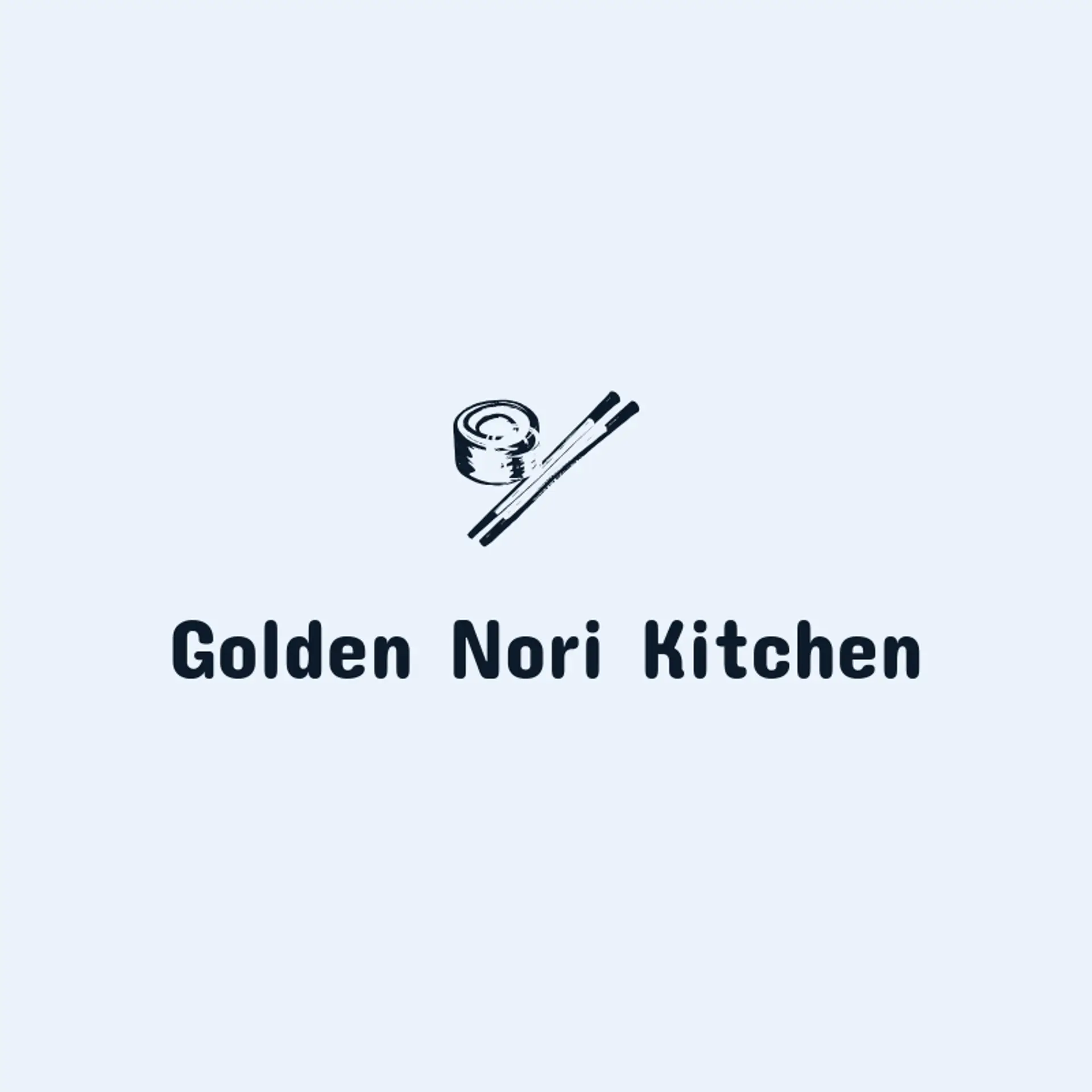 Golden Nori Kitchen logo for sushi