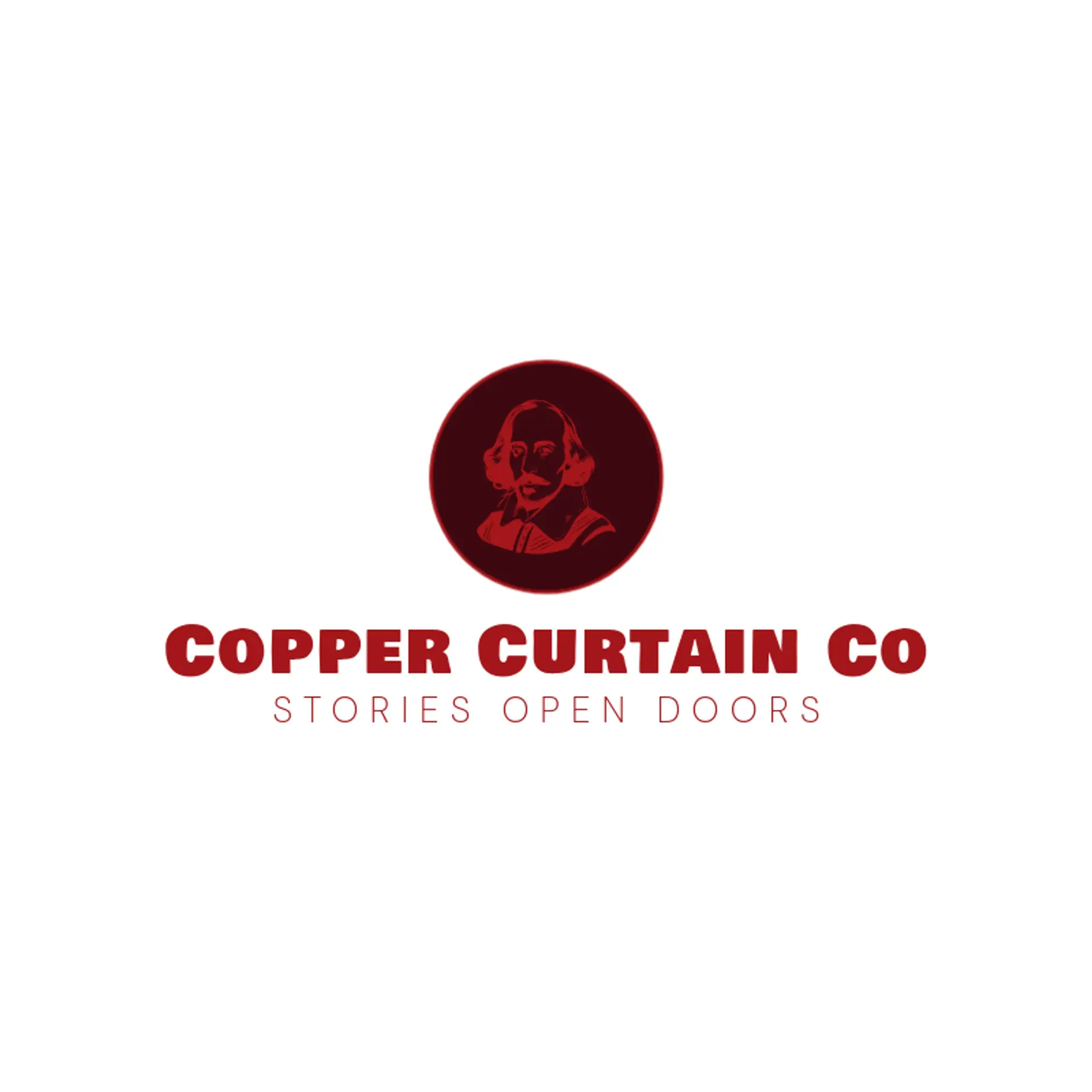 Copper Curtain Co logo for playwright