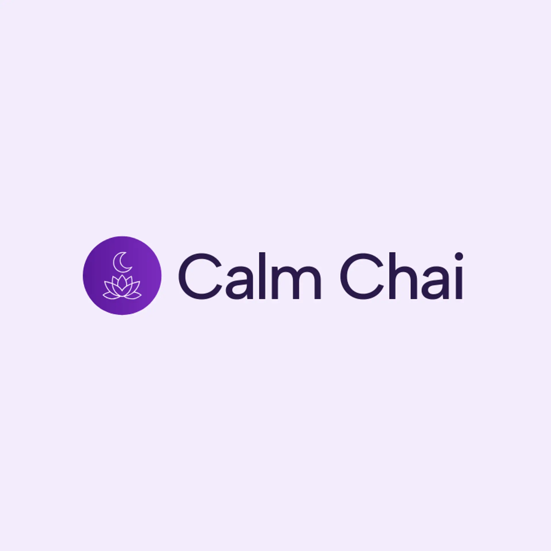 Calm Chai logo for tea