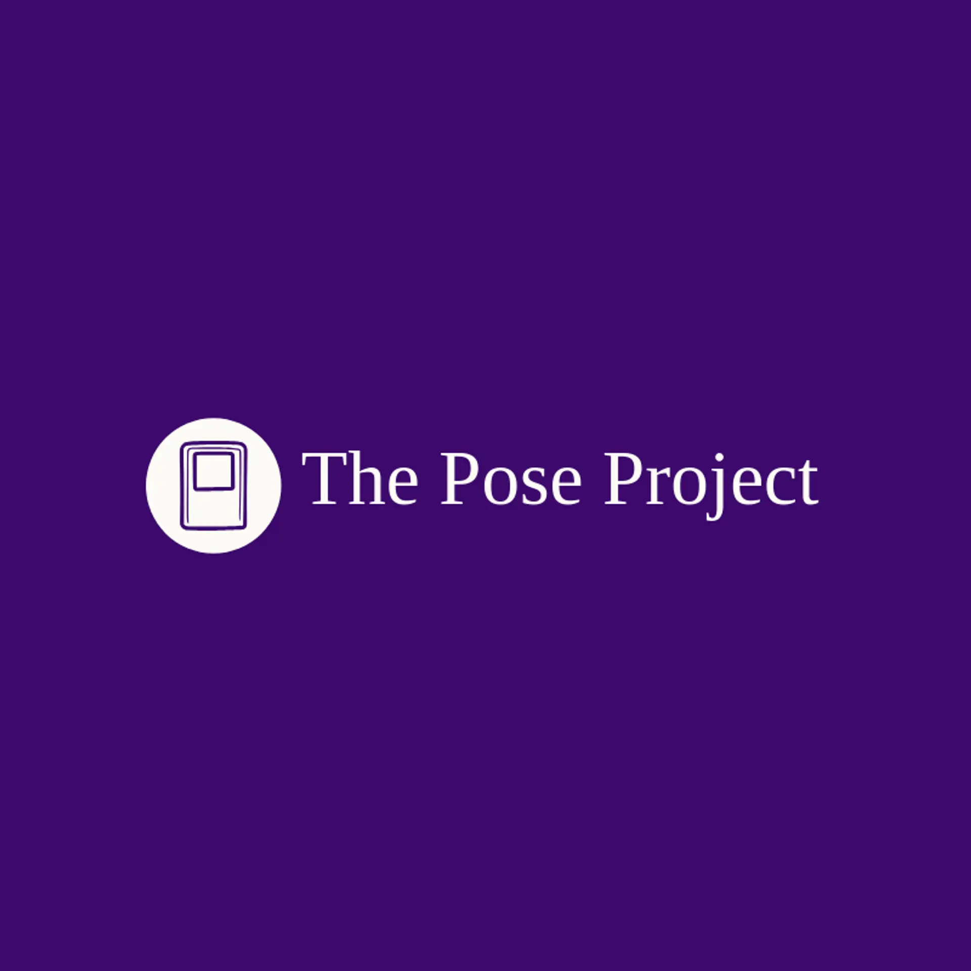 The Pose Project logo for photo booth