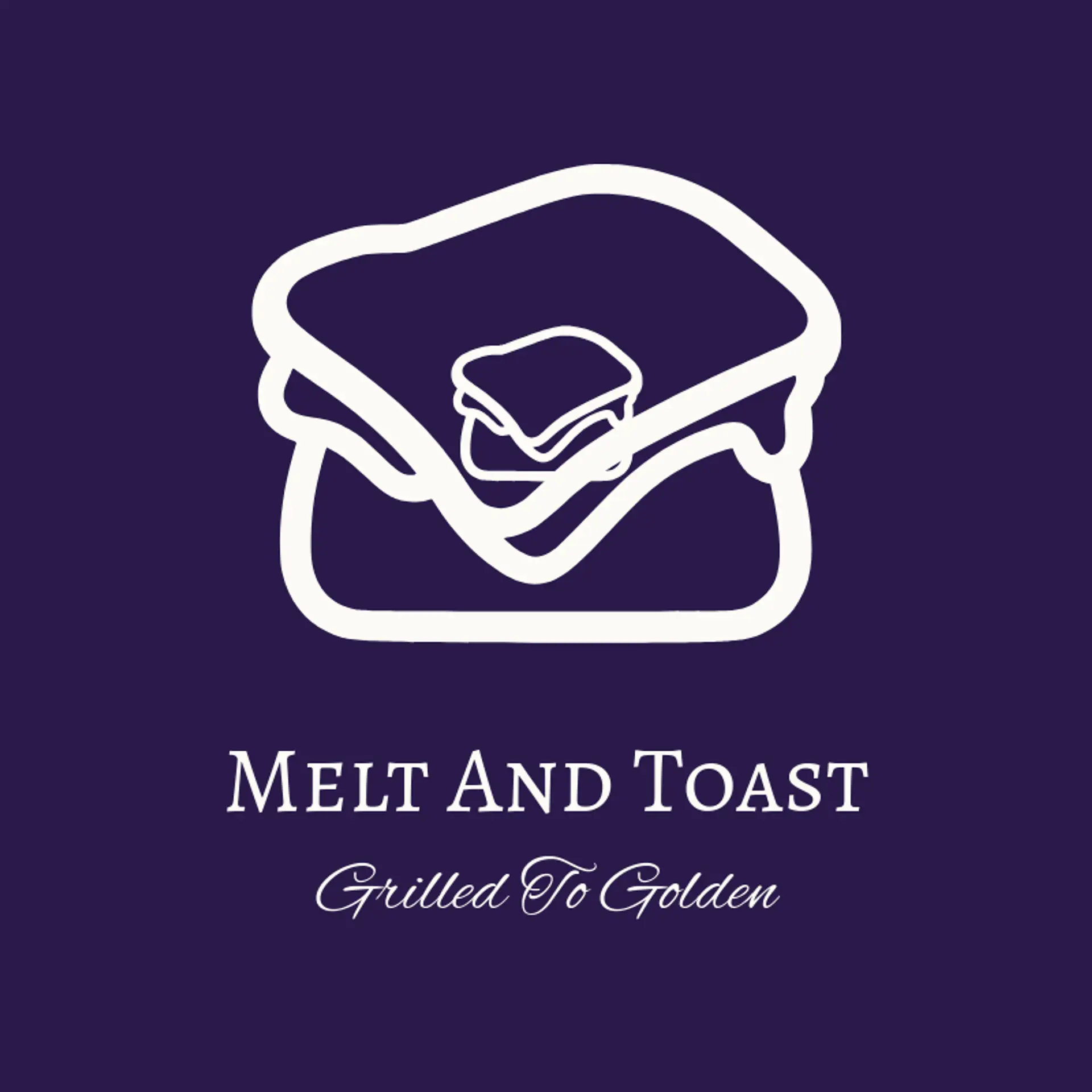 Melt and Toast logo for cheese