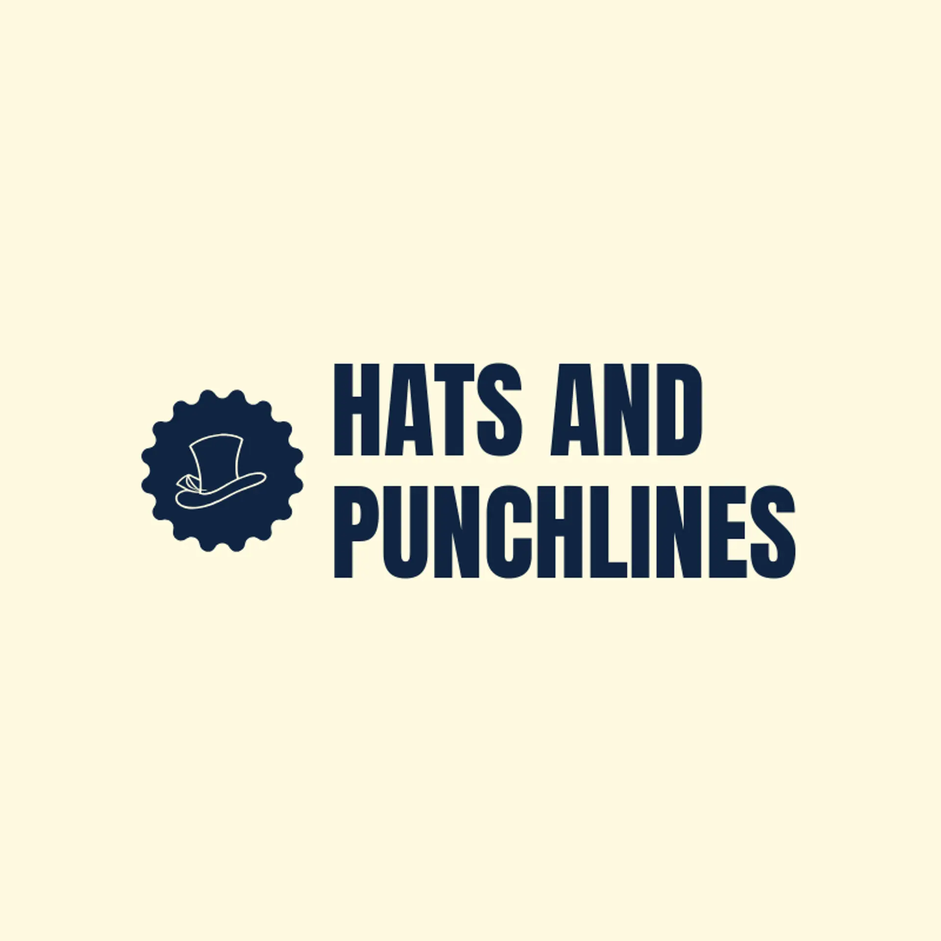 Hats And Punchlines logo for comedy
