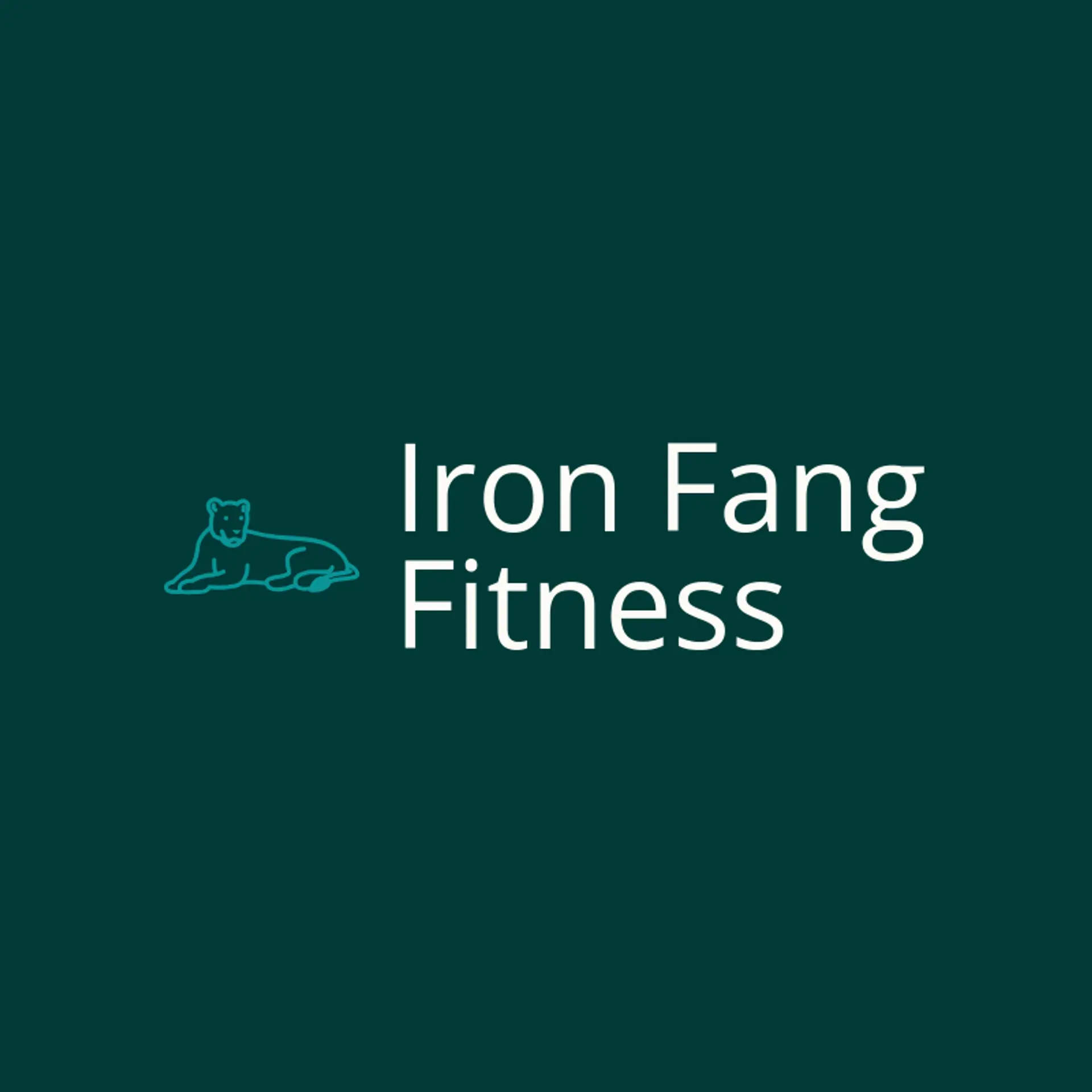 Iron Fang Fitness logo for predator