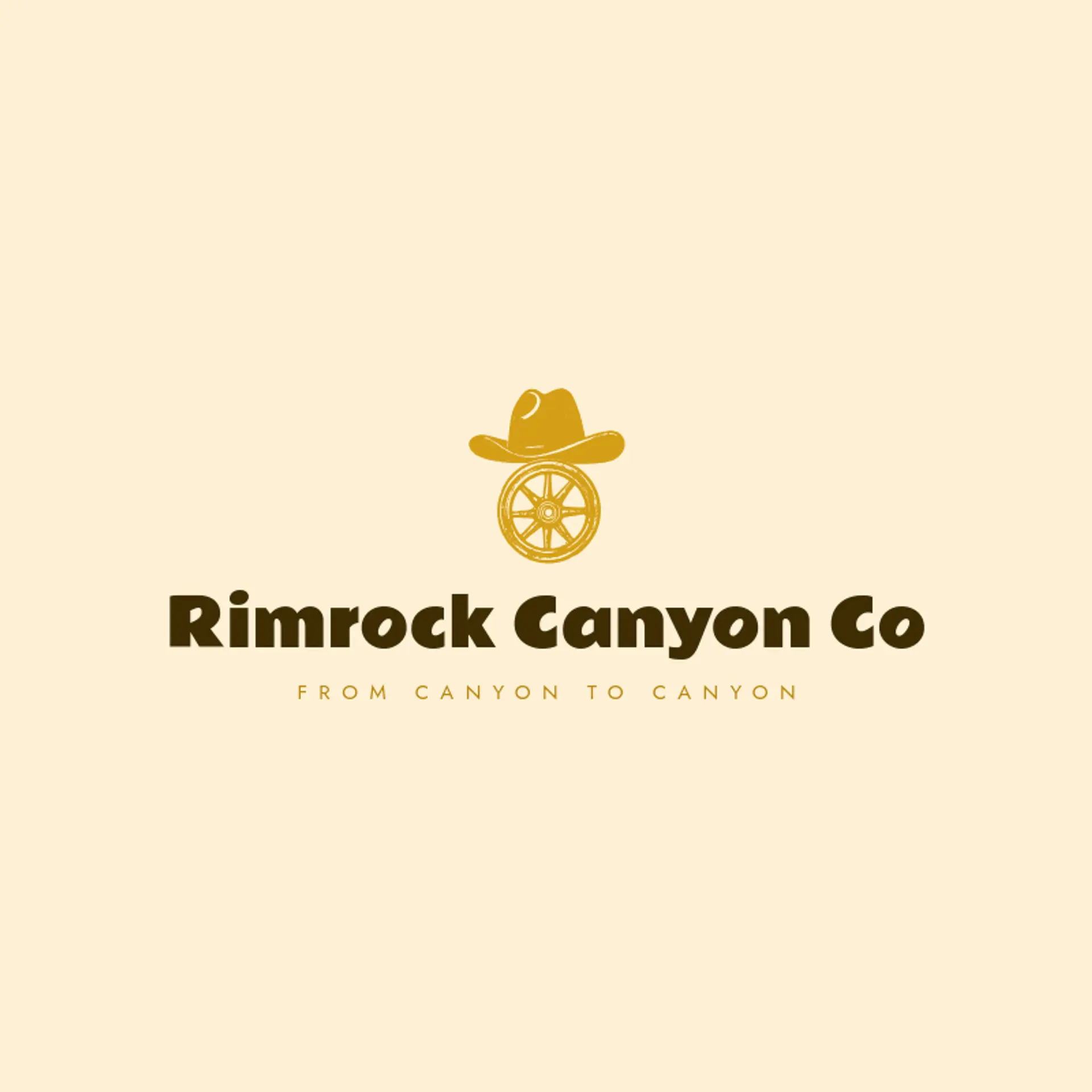 Rimrock Canyon Co logo for cowboy hat