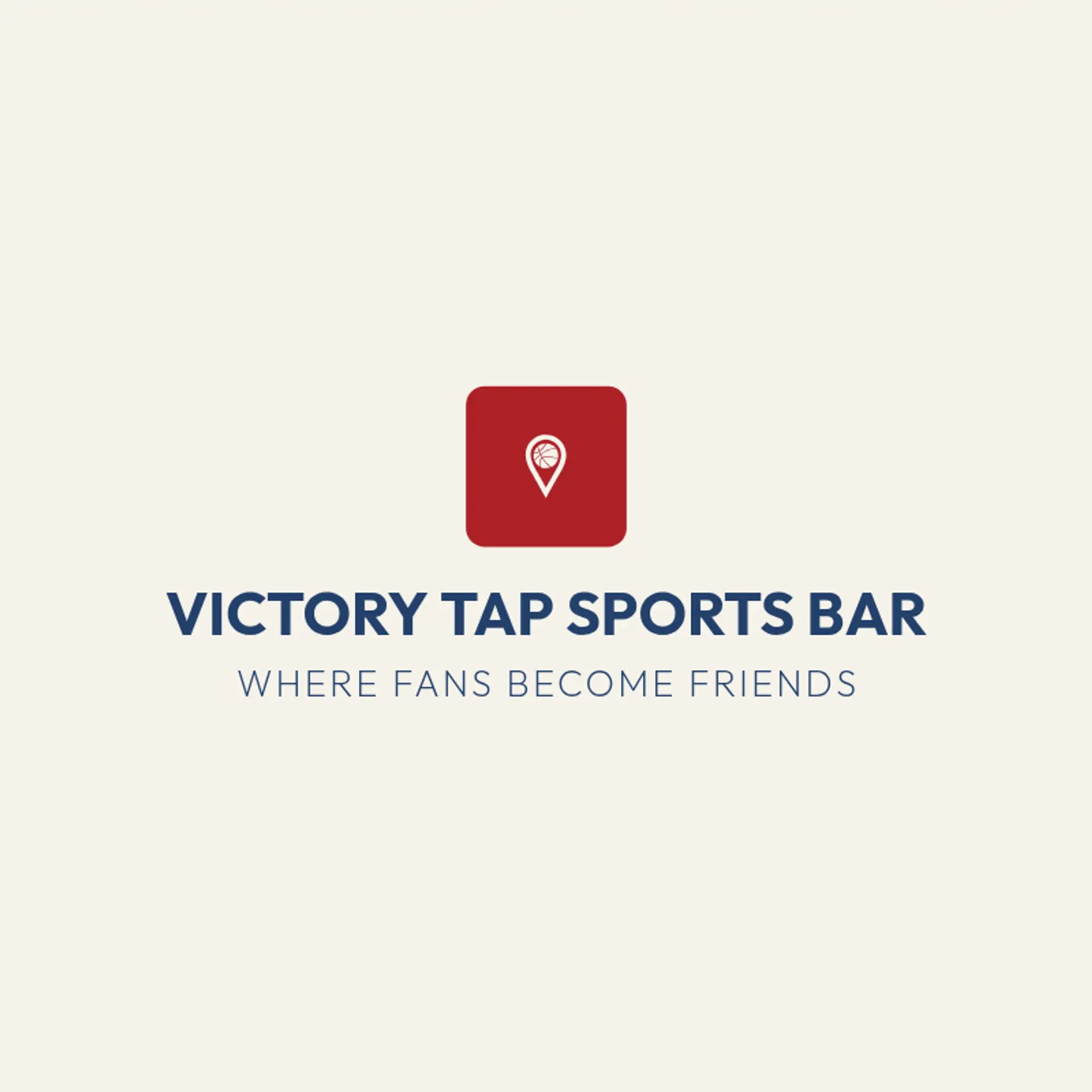 Victory Tap Sports Bar logo for sports bar