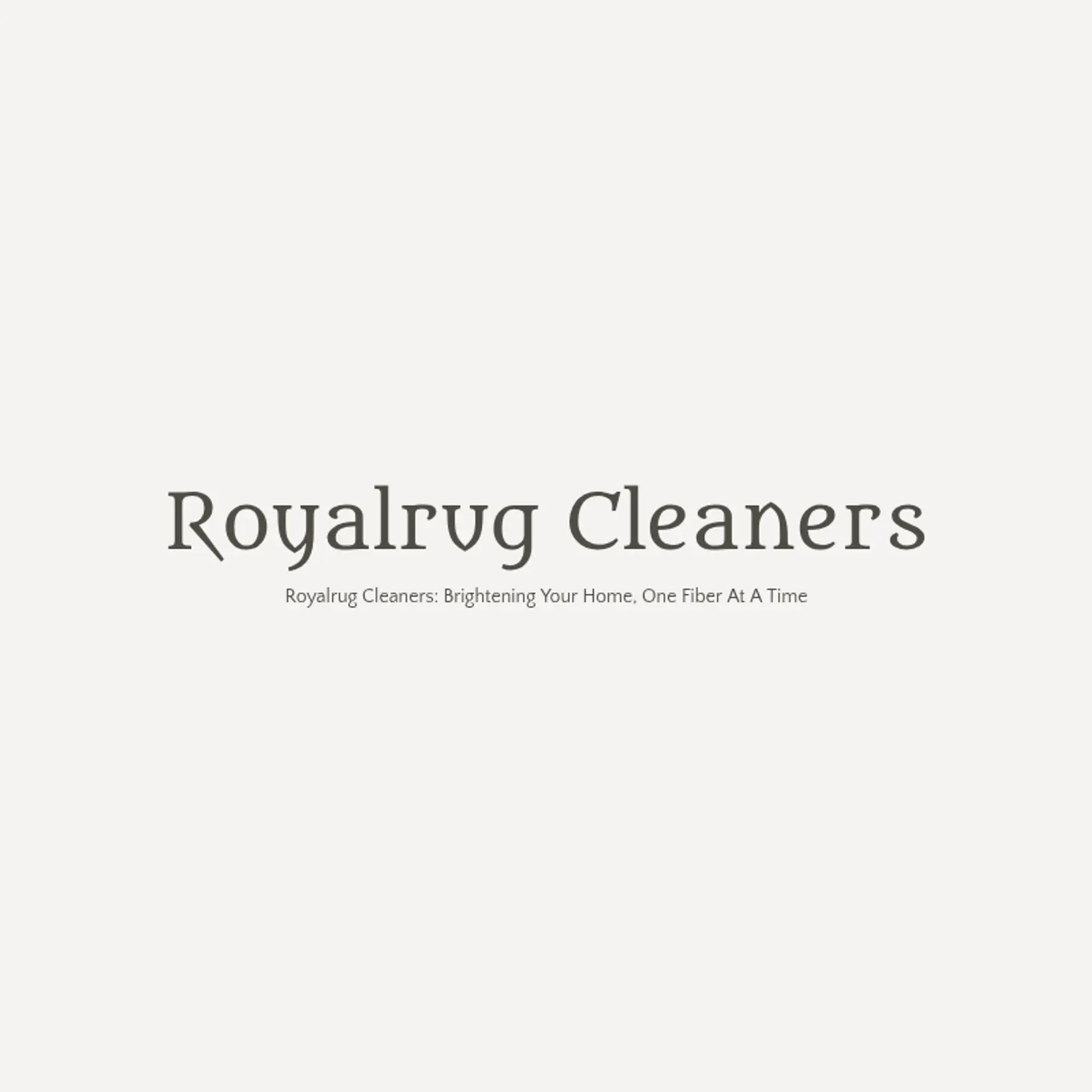 RoyalRug Cleaners logo for carpet cleaning