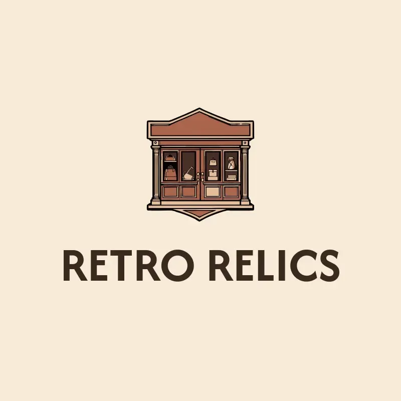 Retro Relics logo, a retro shop name idea