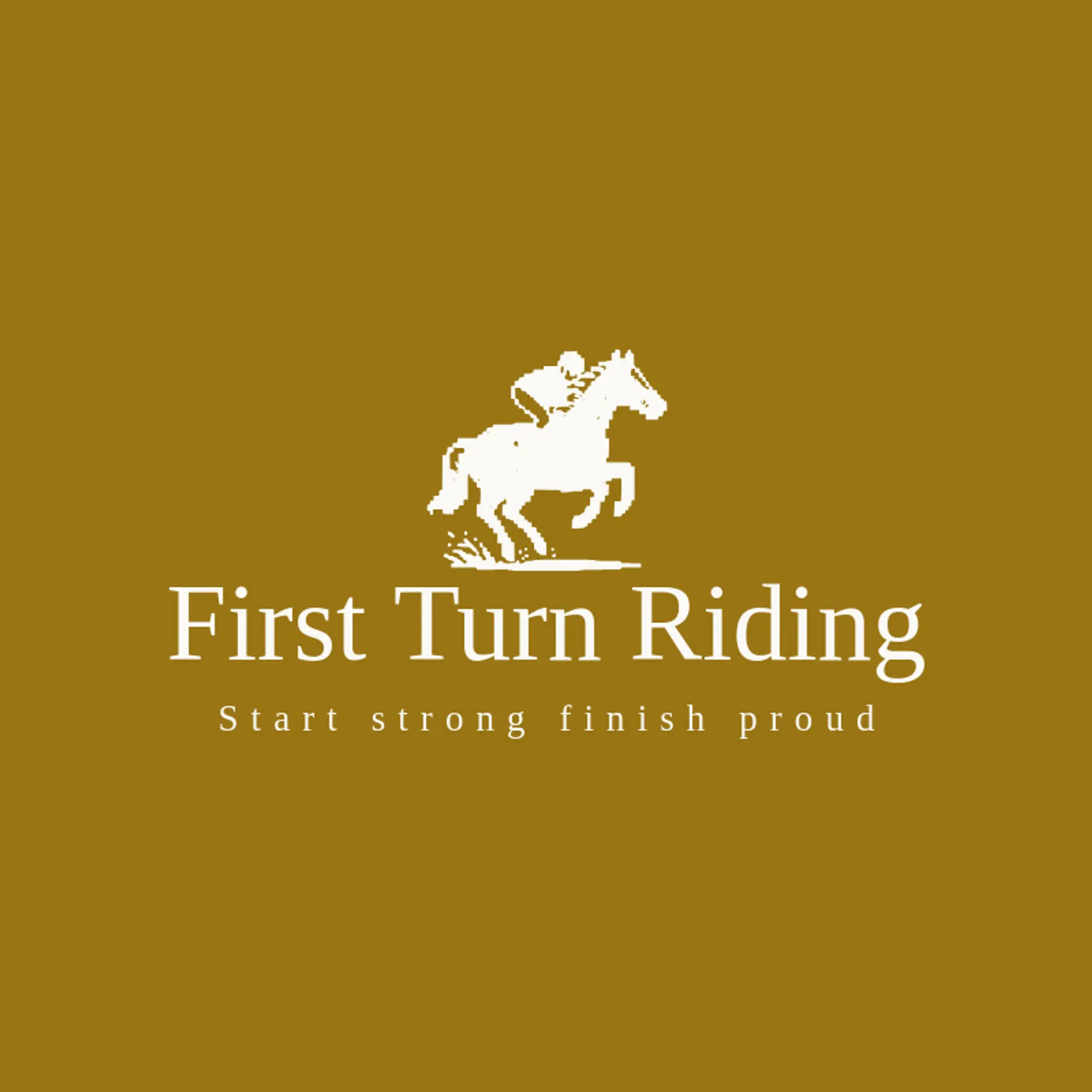 First Turn Riding logo for jockey
