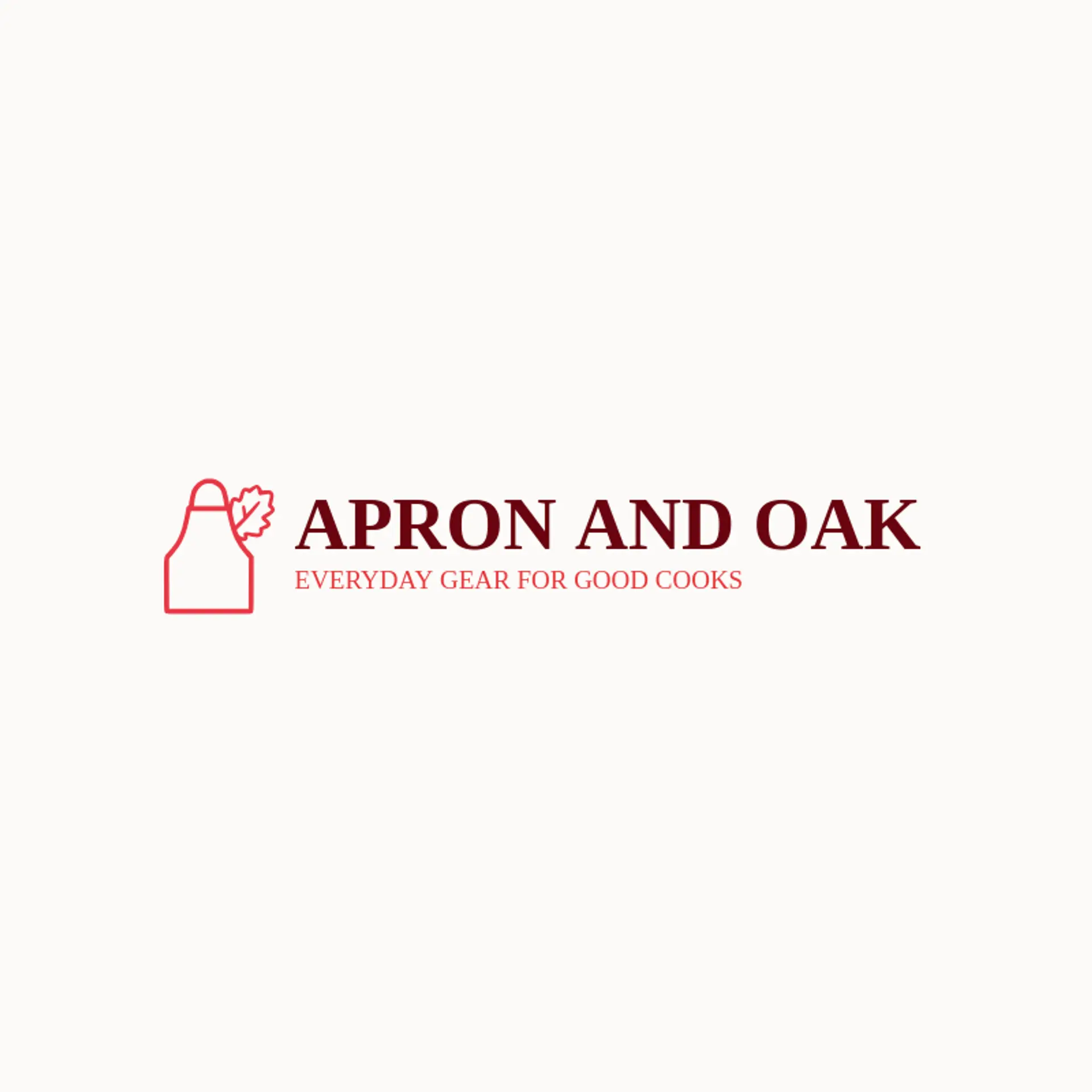 Apron and Oak logo for apron