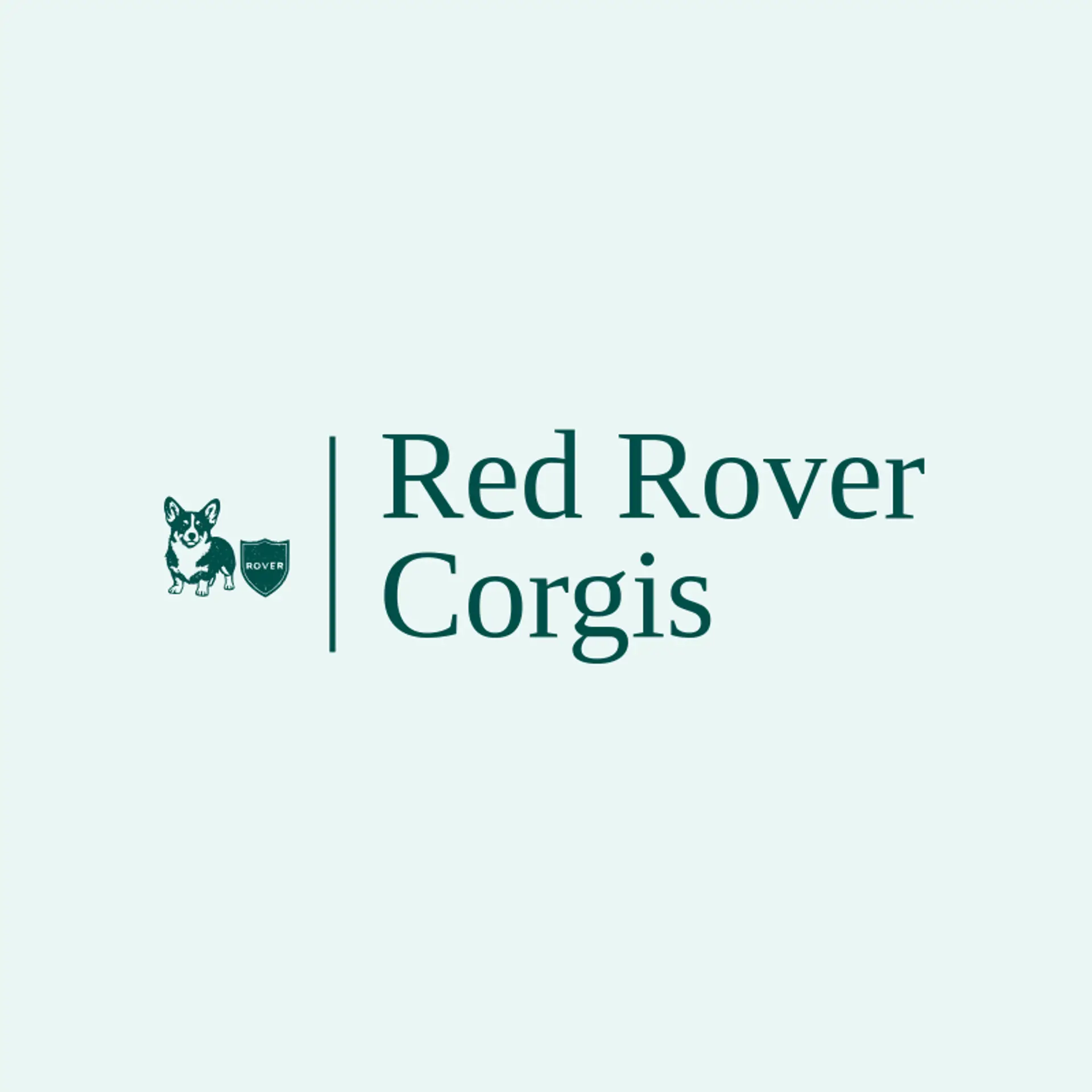 Red Rover Corgis logo for corgi