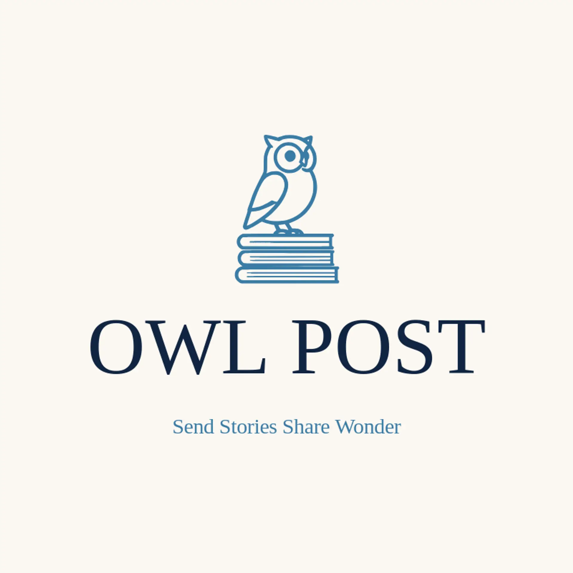 Owl Post logo for book club