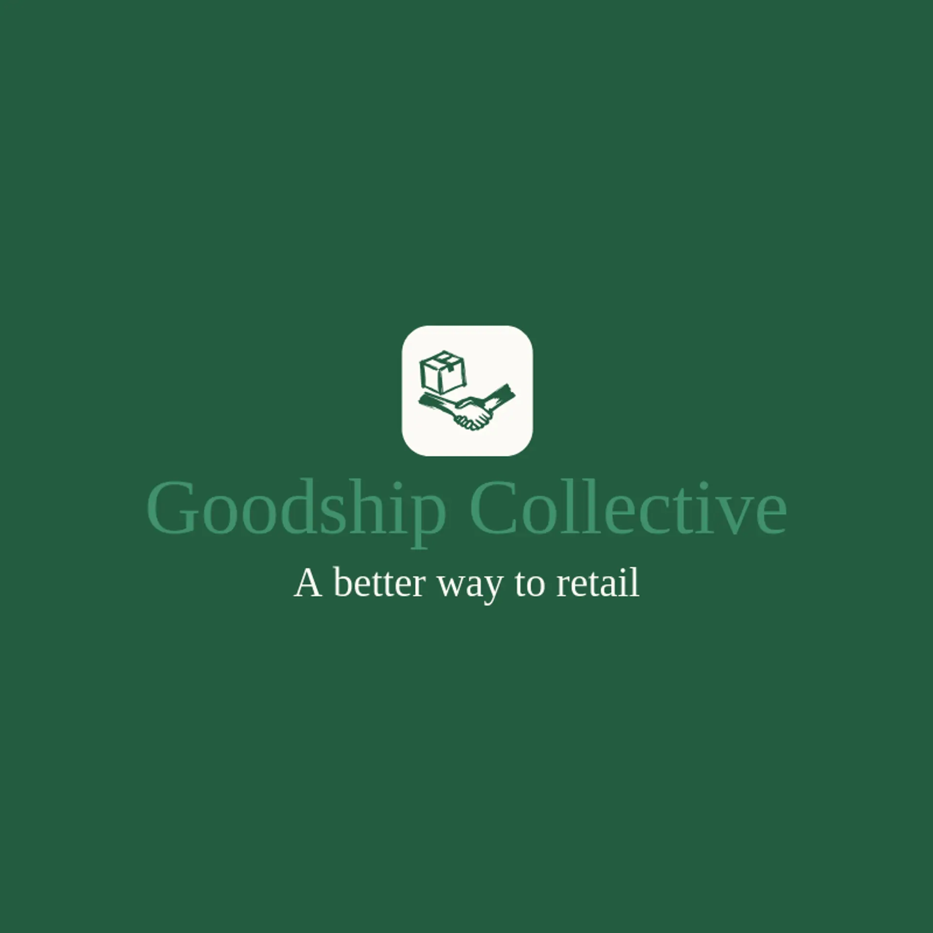 Goodship Collective logo for dropshipping