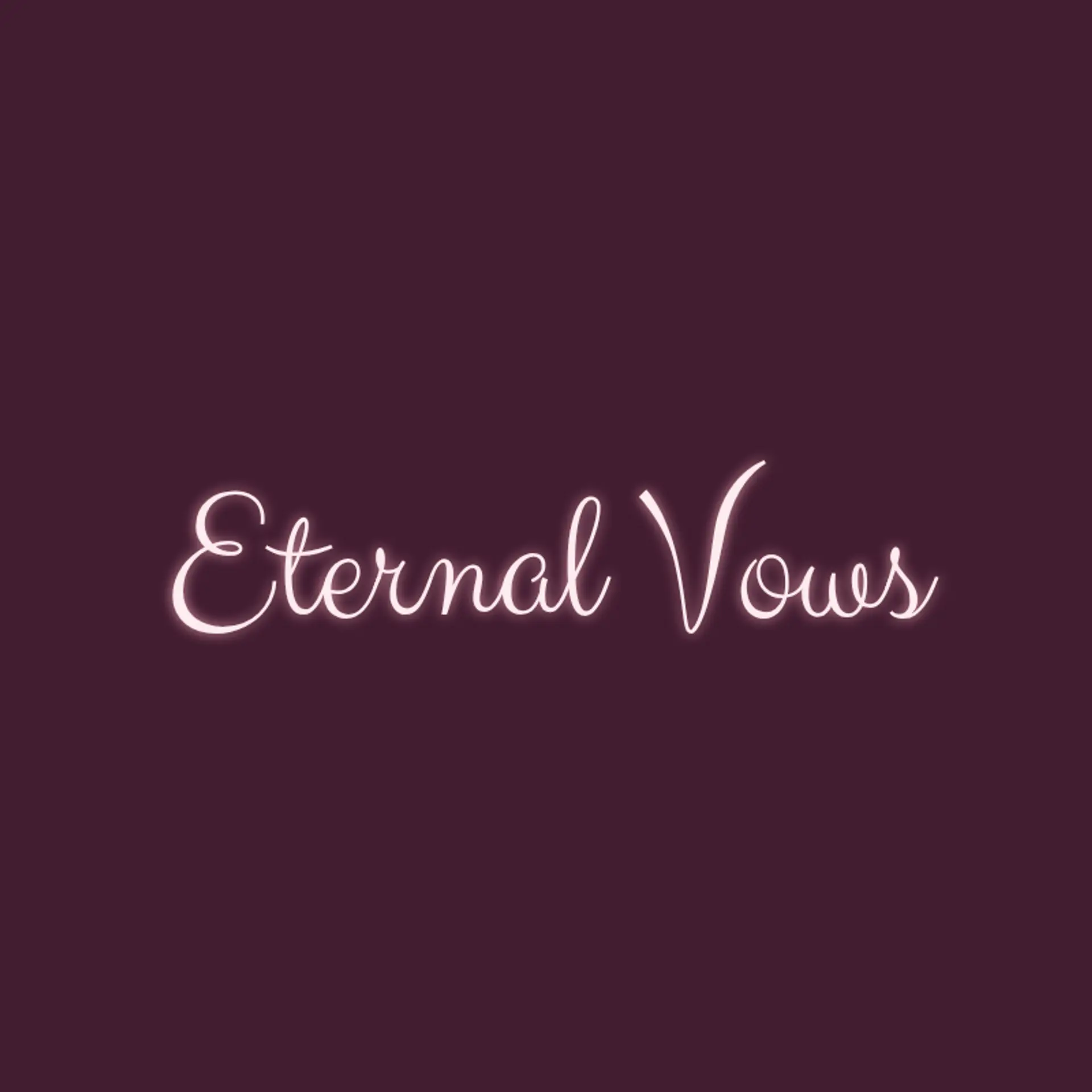 Eternal Vows Weddings logo for wedding service