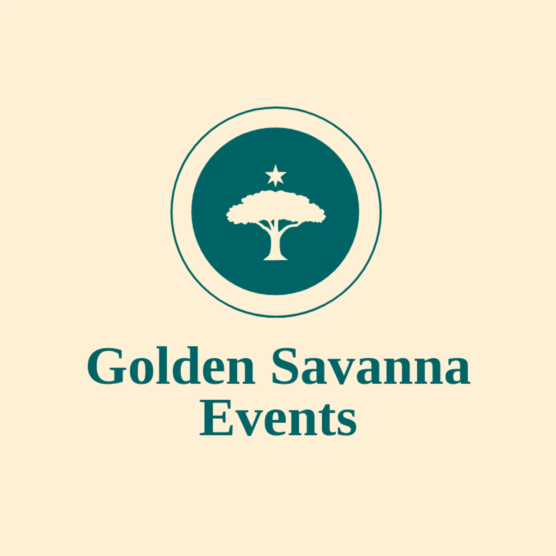 Golden Savanna Events logo for african