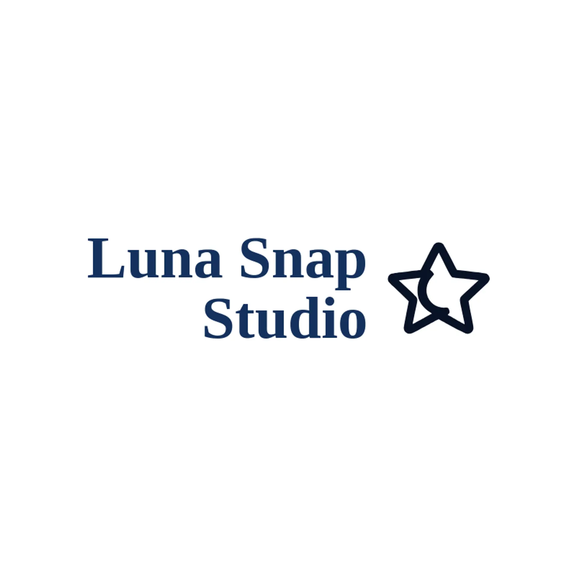 Luna Snap Studio logo for photo booth