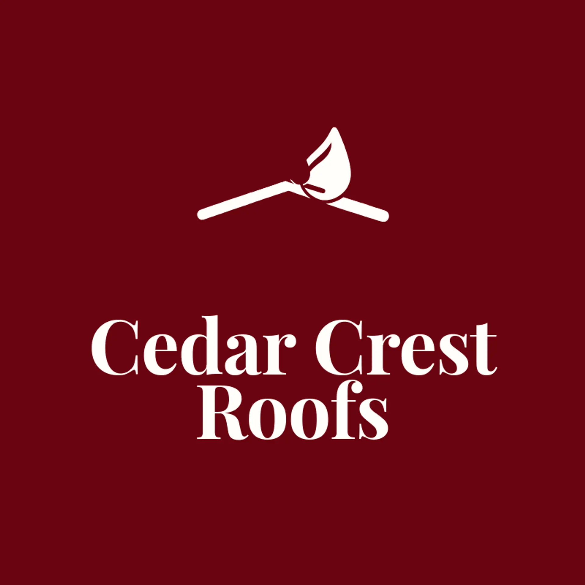 Cedar Crest Roofs logo for roofing