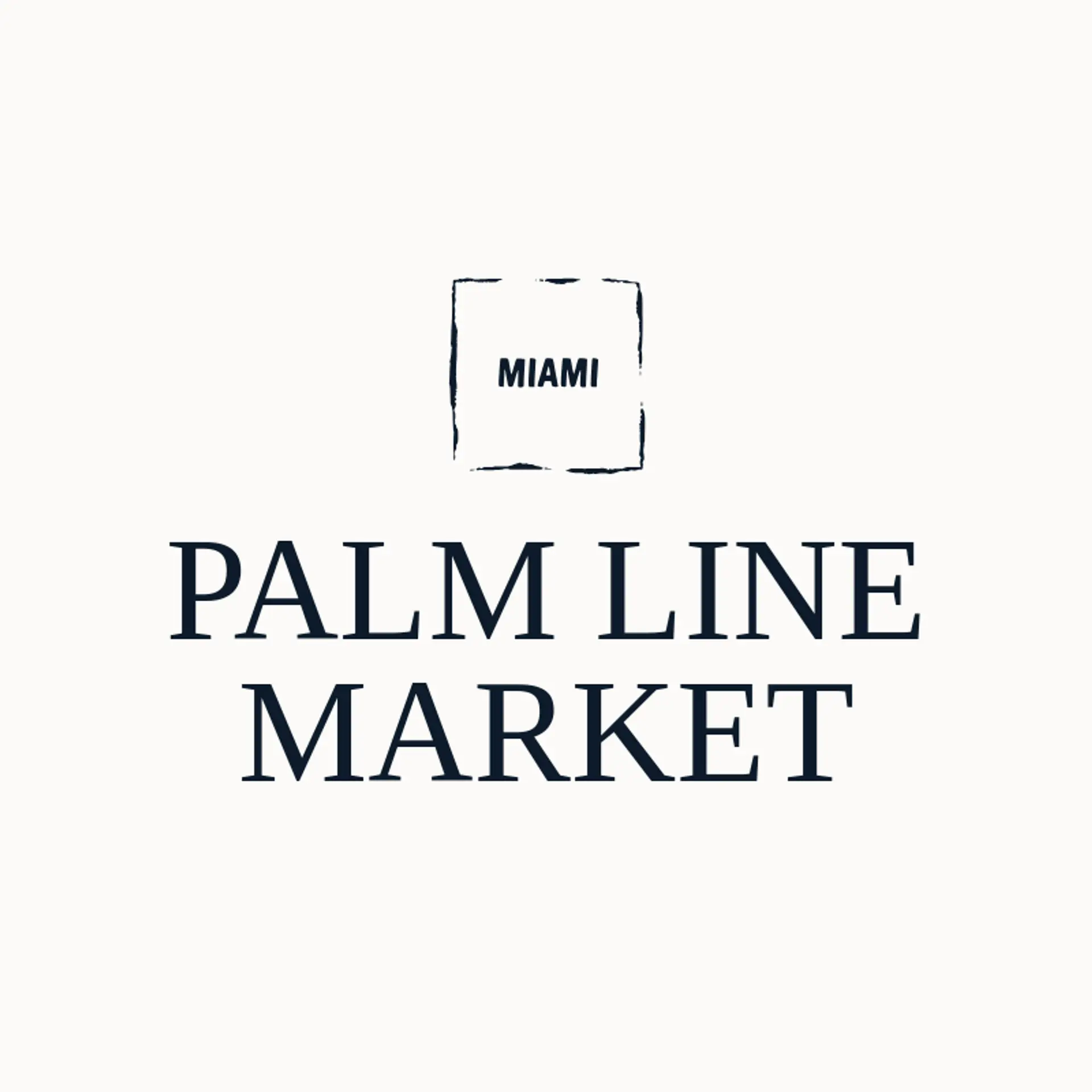 Palm Line Market logo for miami