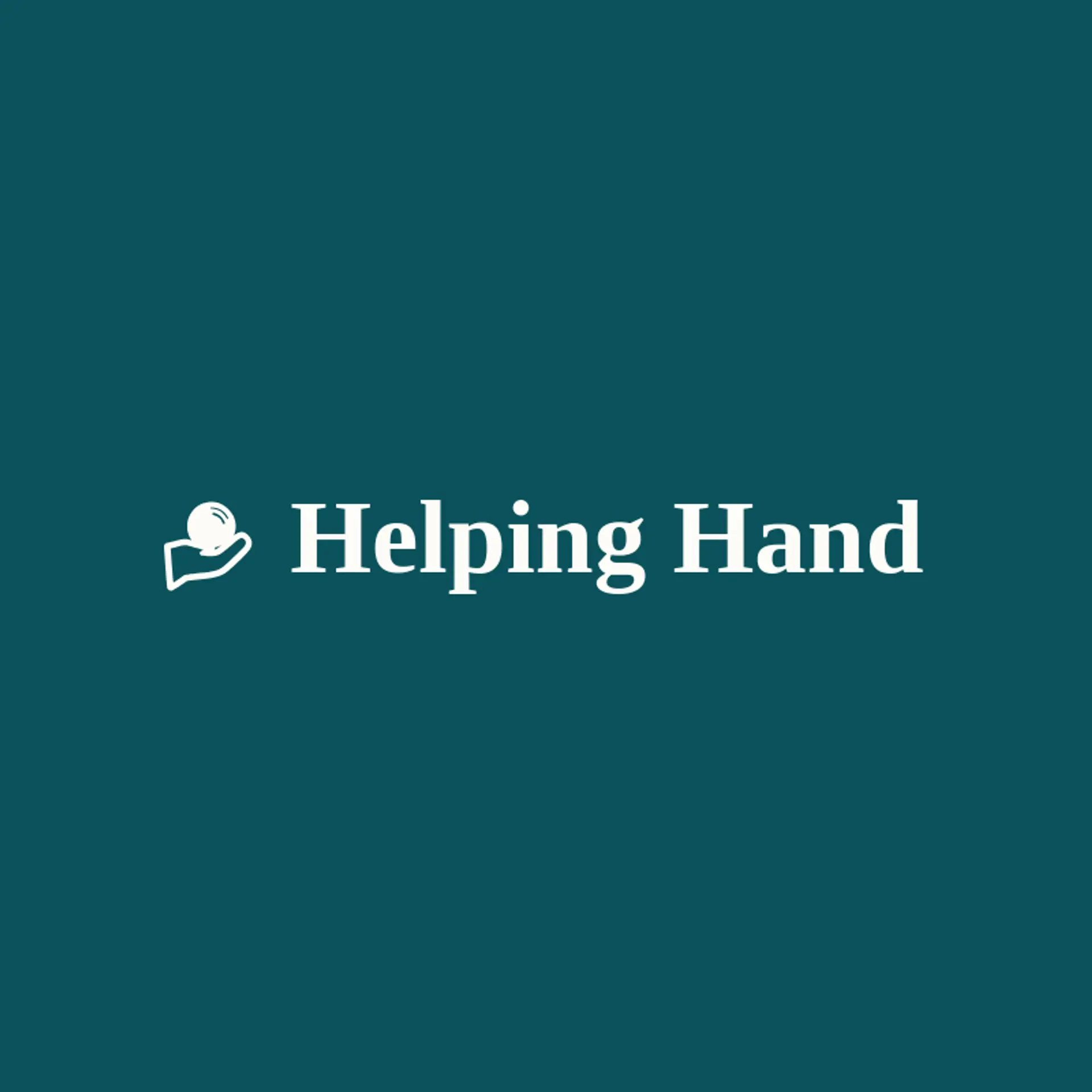 Helping Hand logo for cash