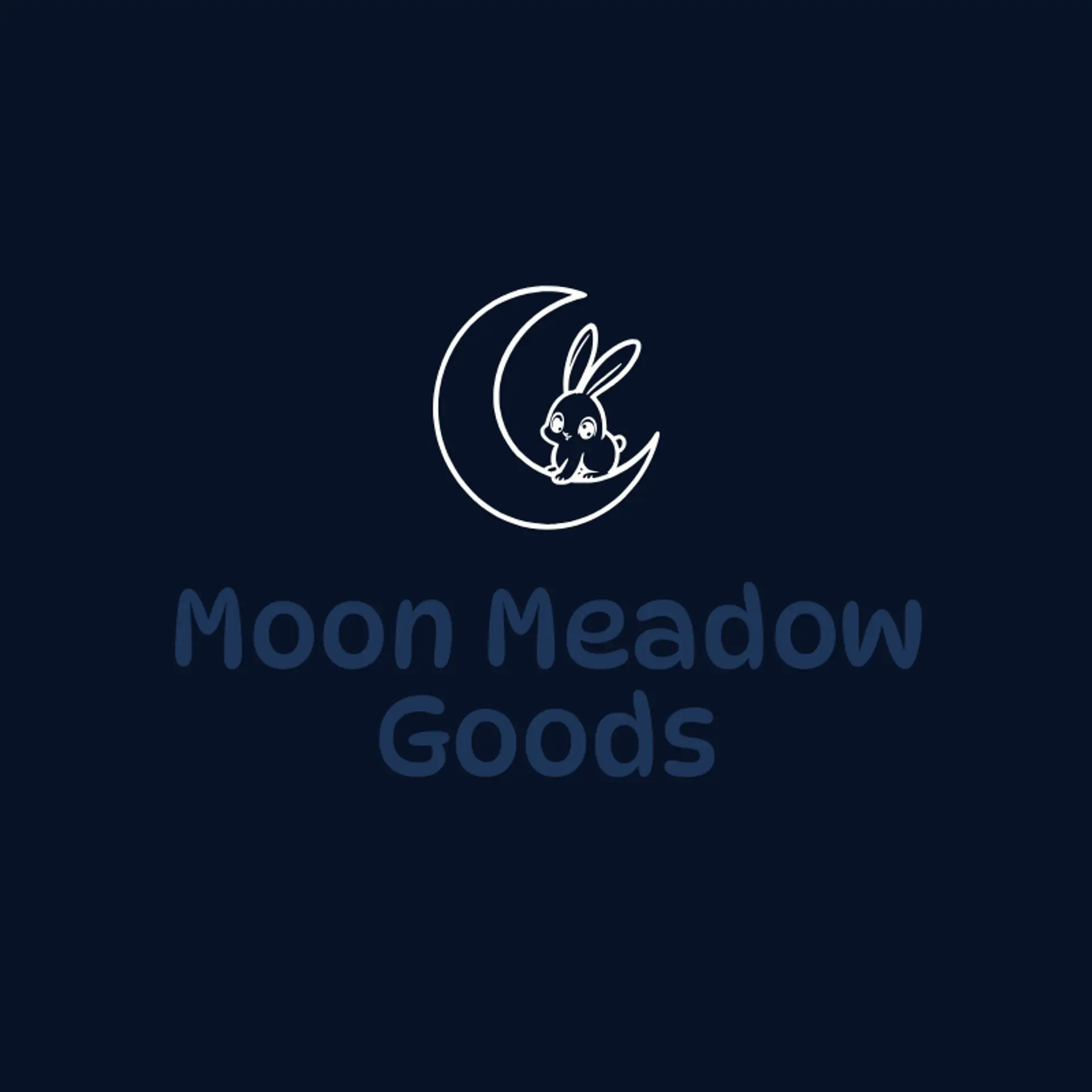 Moon Meadow Goods logo for rabbit