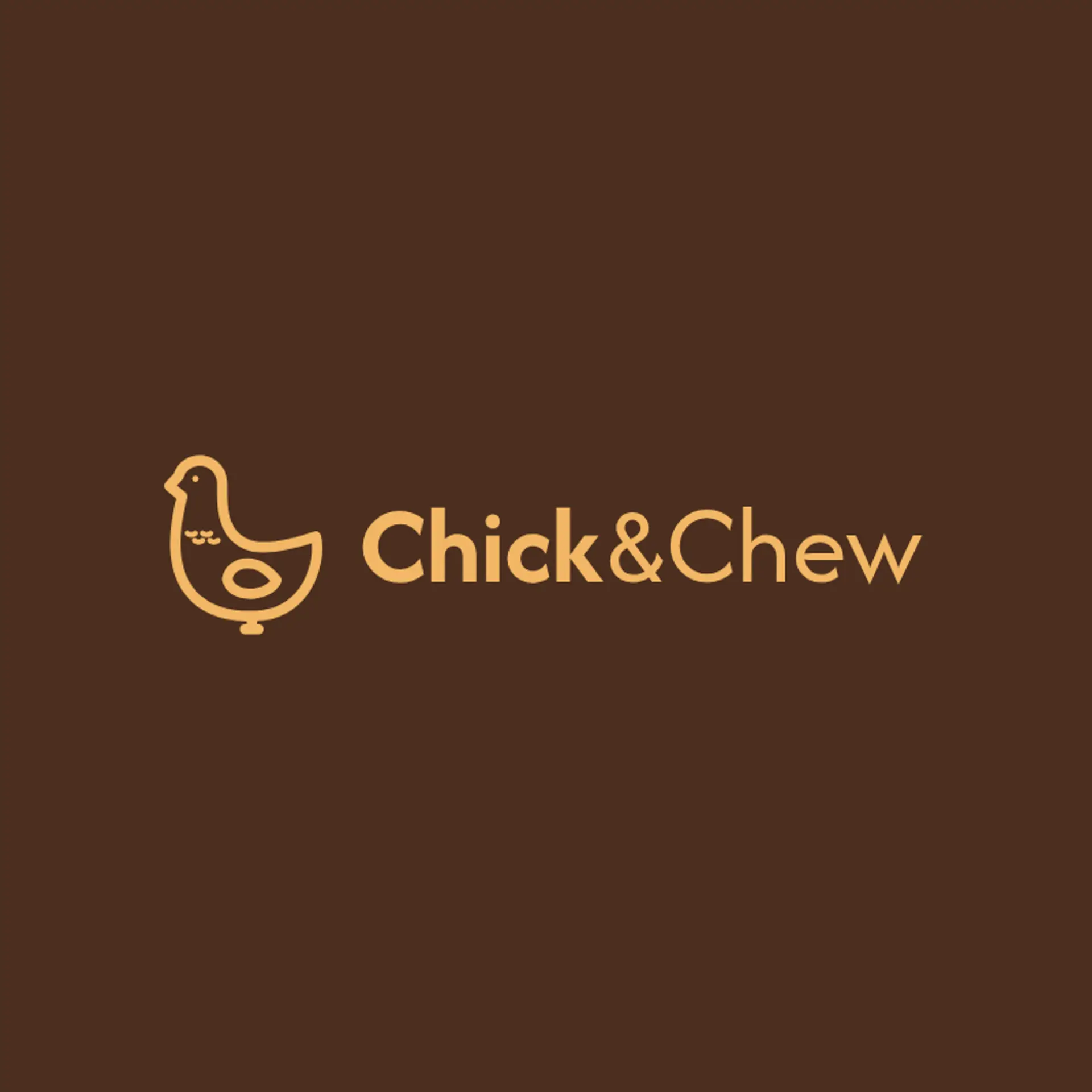 Chick & Chew logo for chicken restaurant