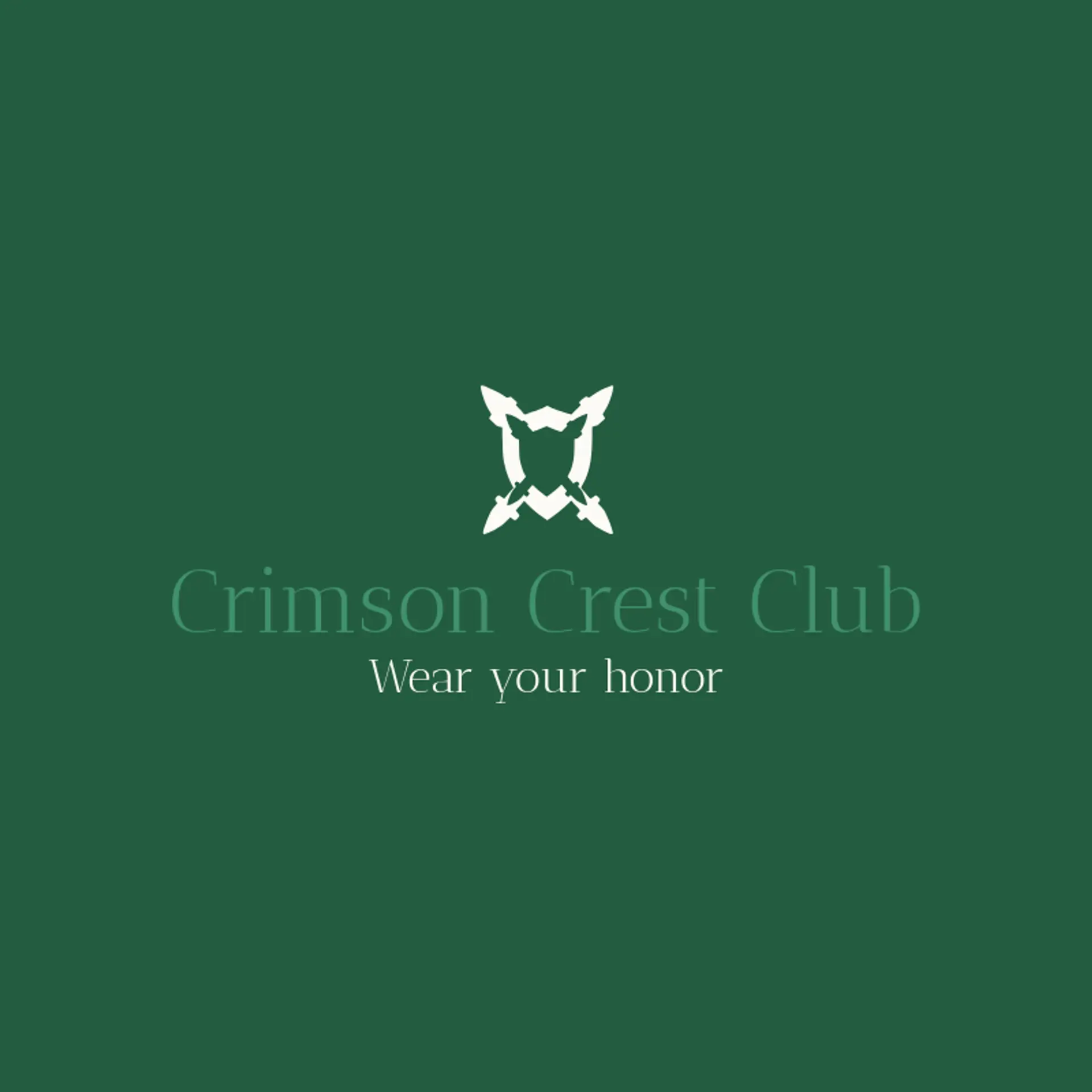 Crimson Crest Club logo for battle
