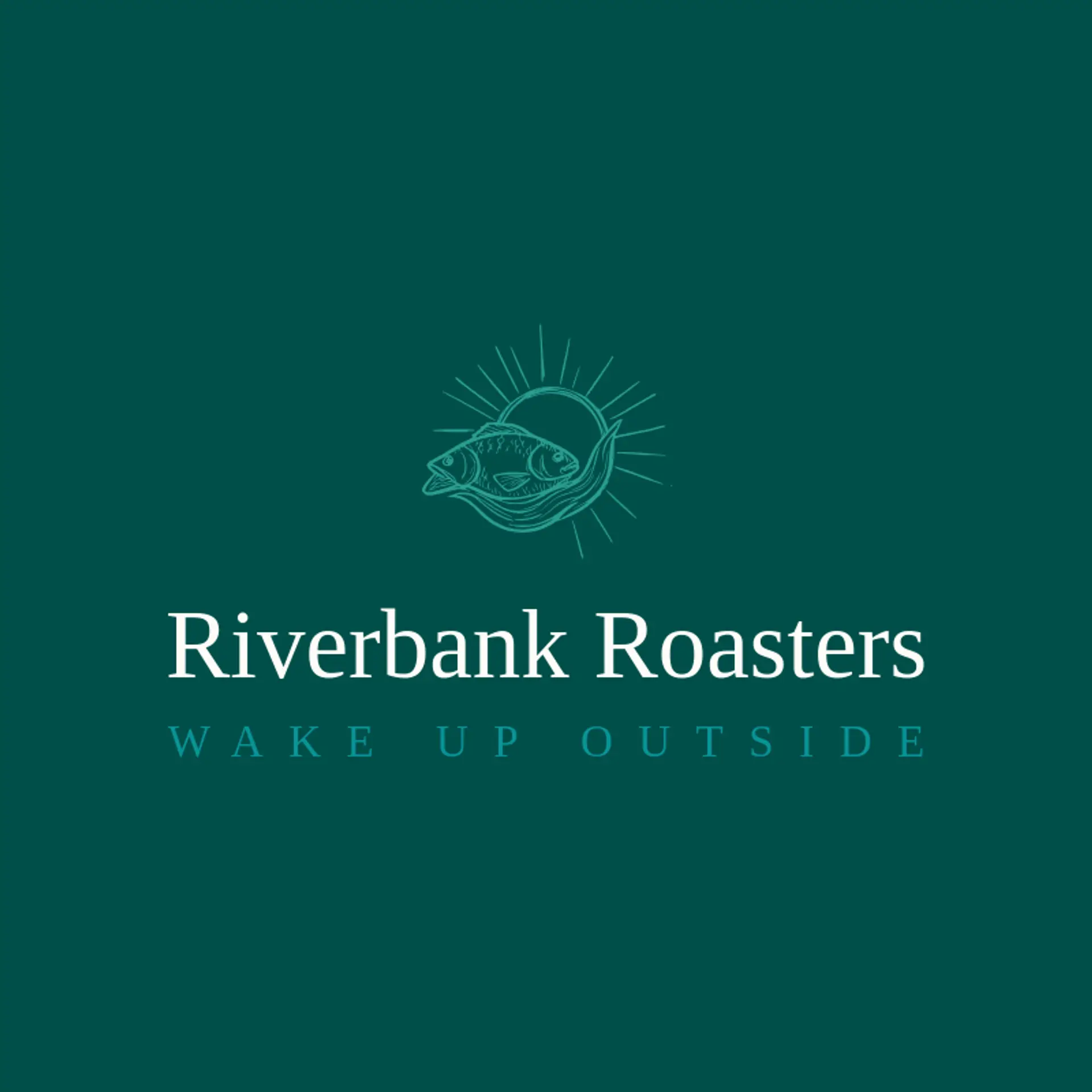 Riverbank Roasters logo for river