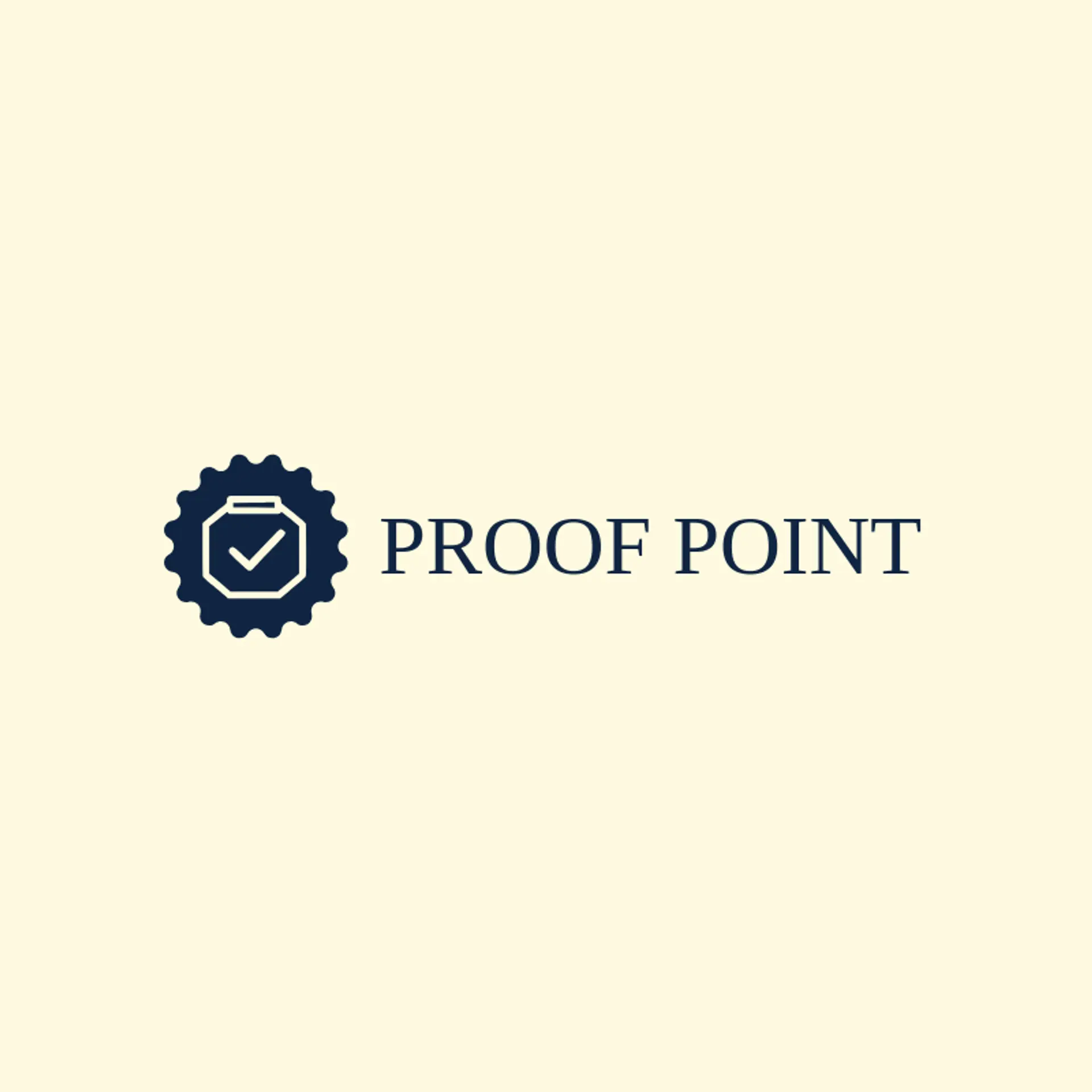 Proof Point logo for blockchain