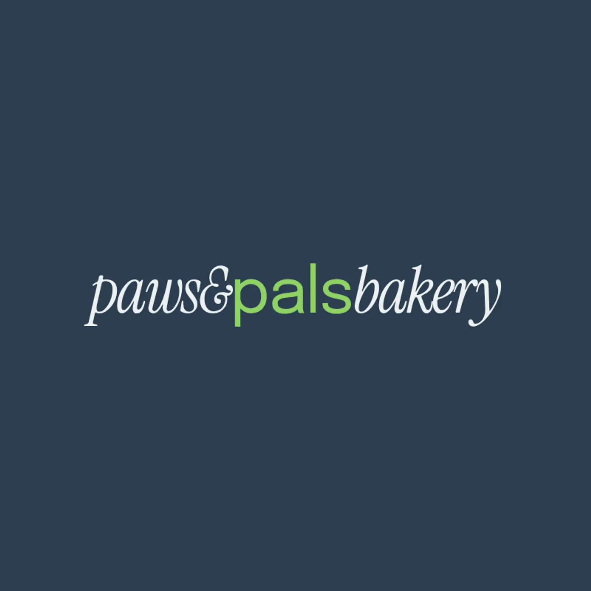 Paw Pals Bakery logo for dog bakery