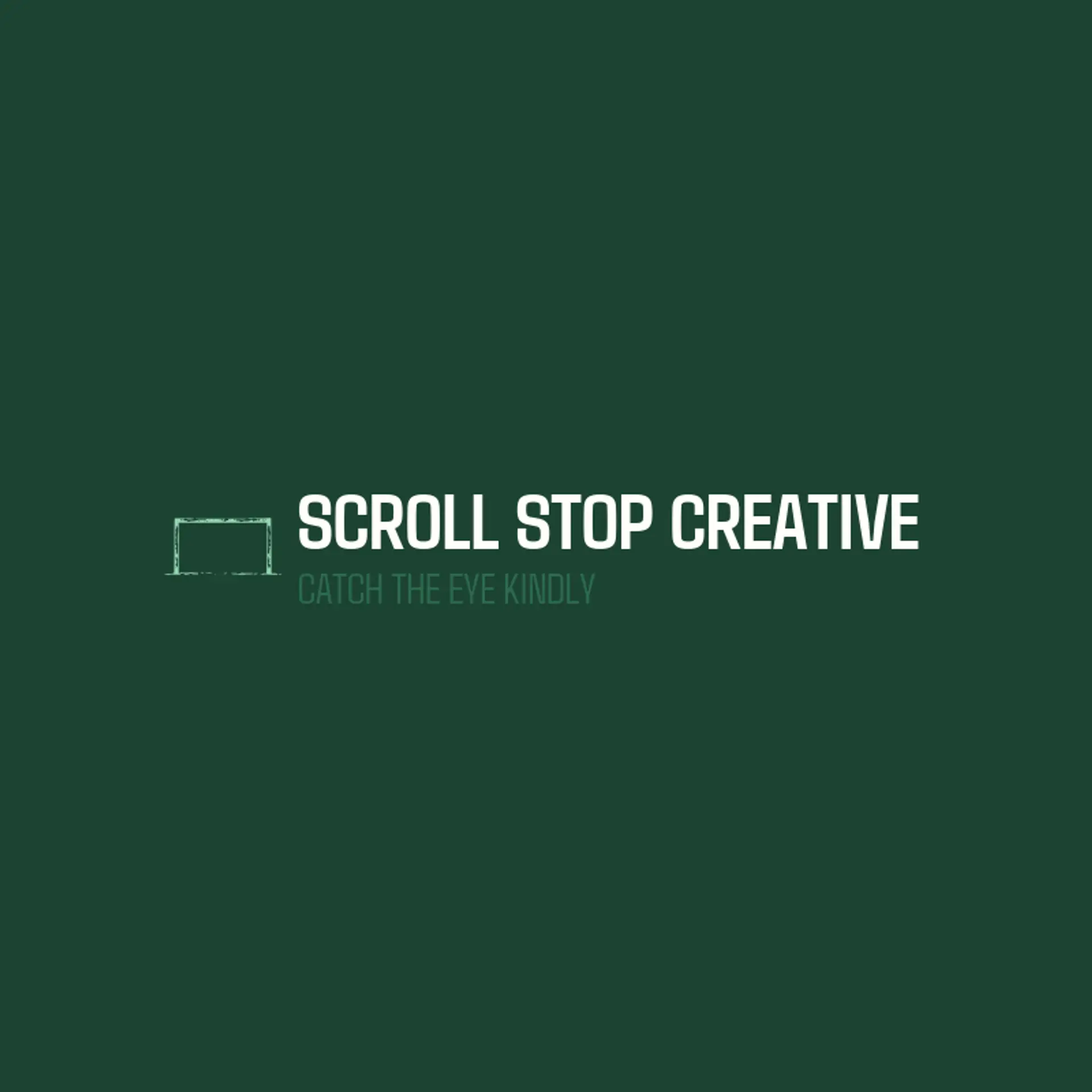 Scroll Stop Creative logo for post