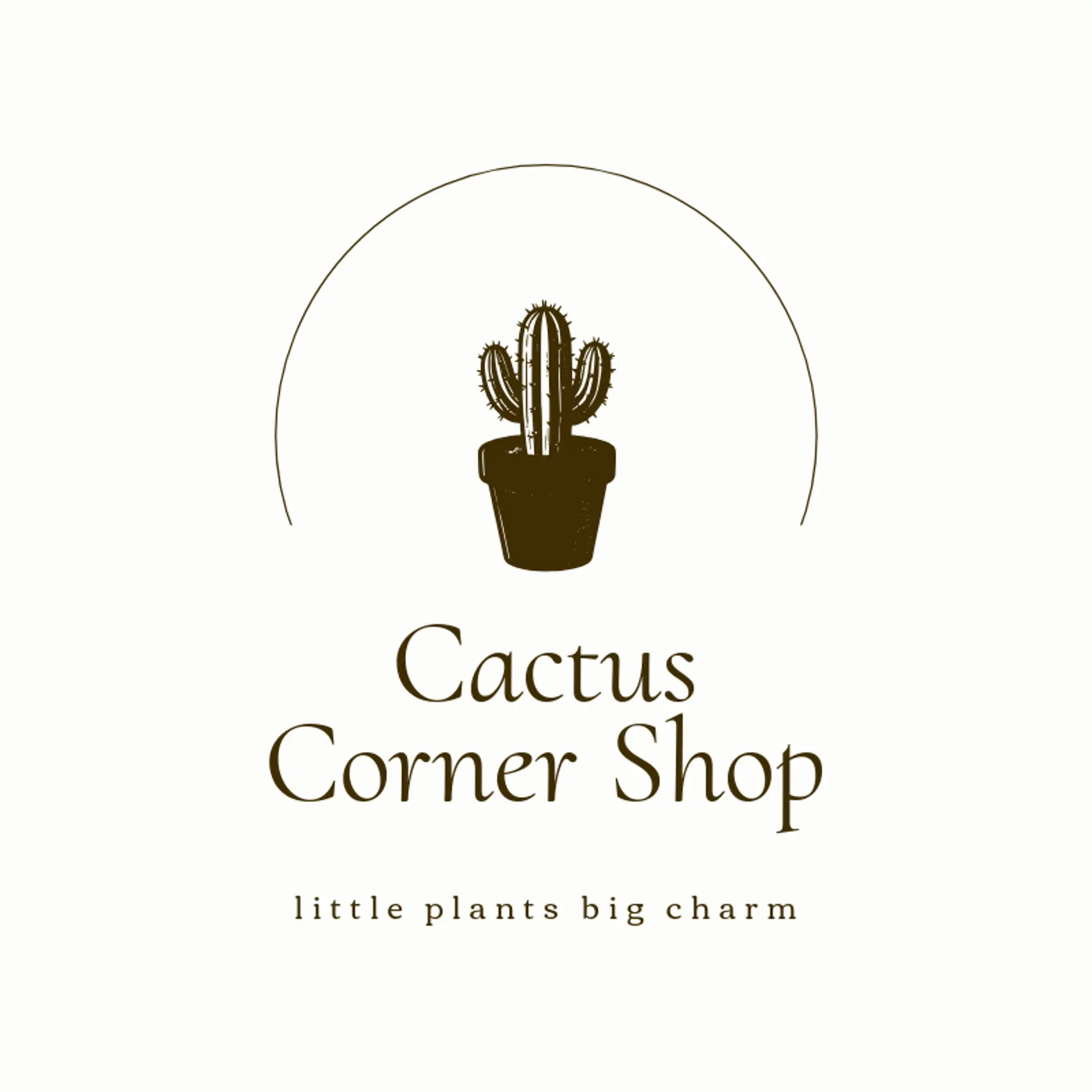Cactus Corner Shop logo for cactus