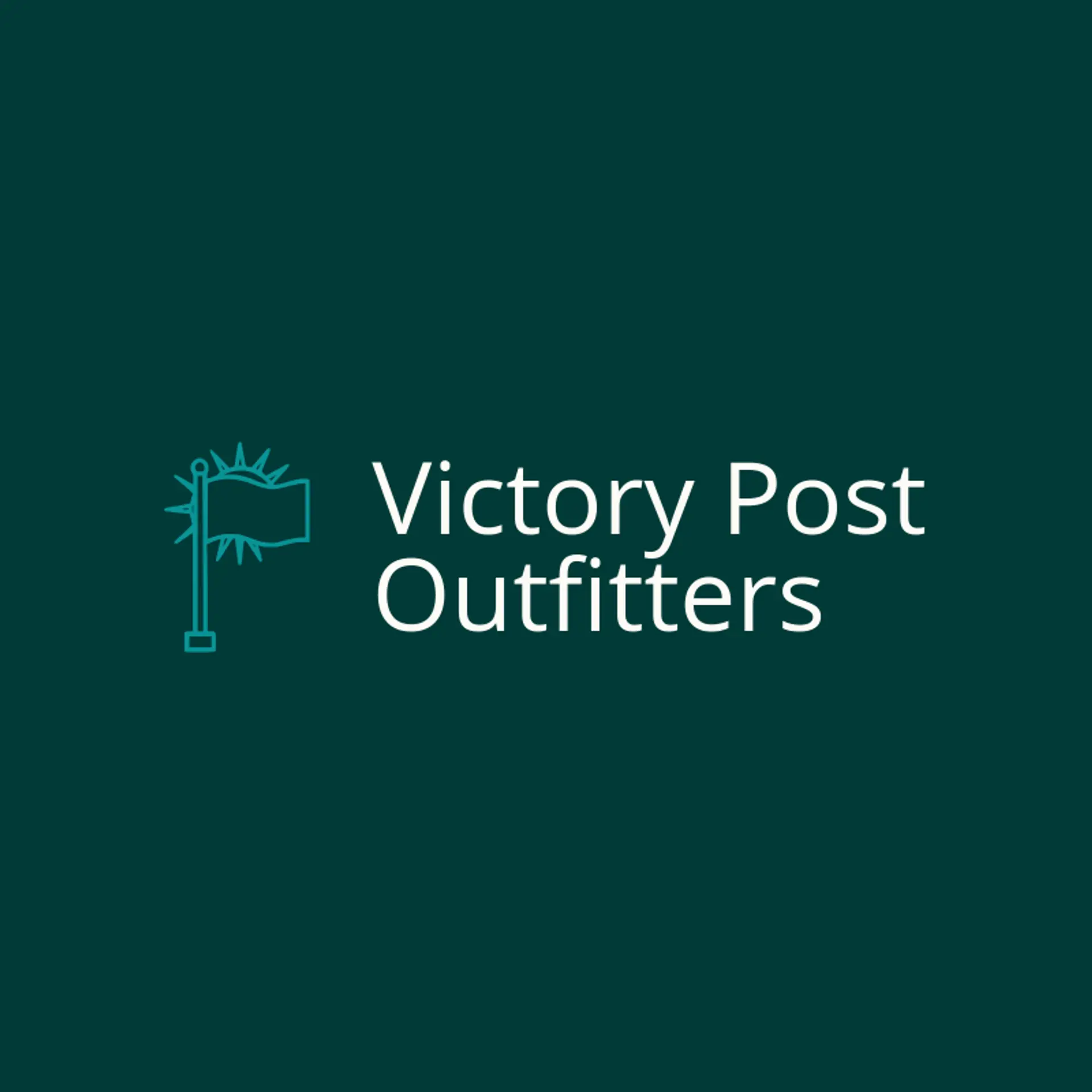 Victory Post Outfitters logo for army