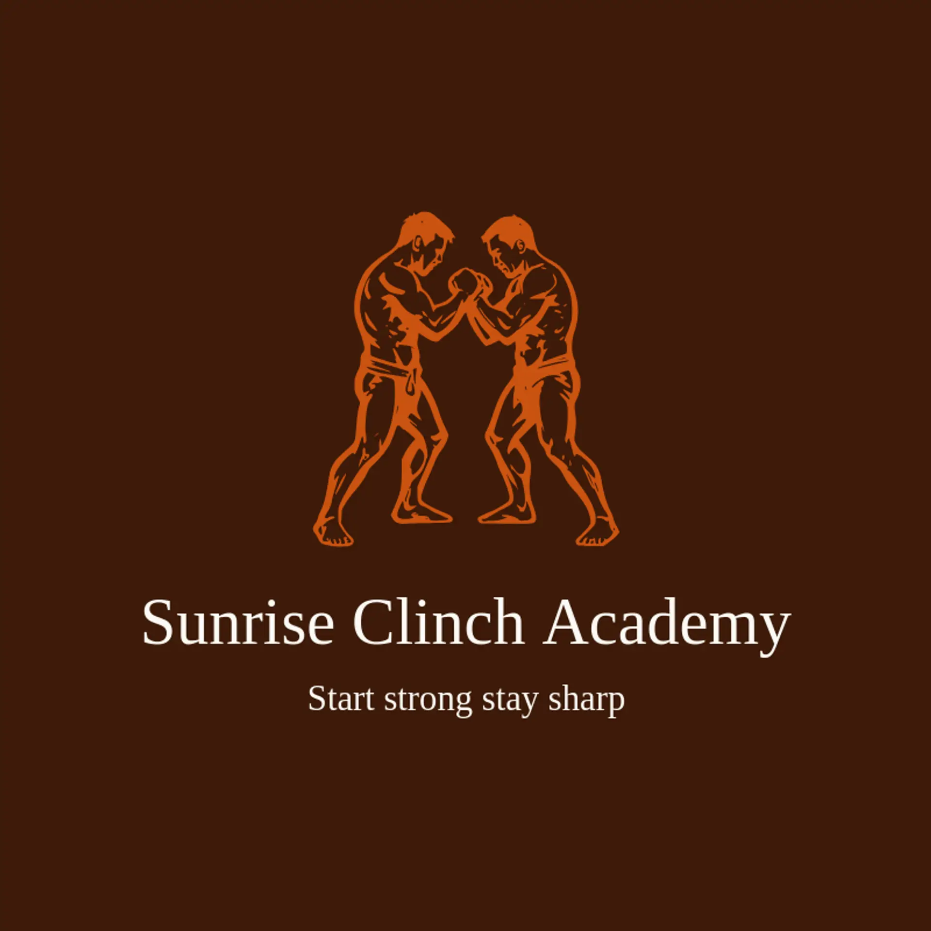 Sunrise Clinch Academy logo for muay thai