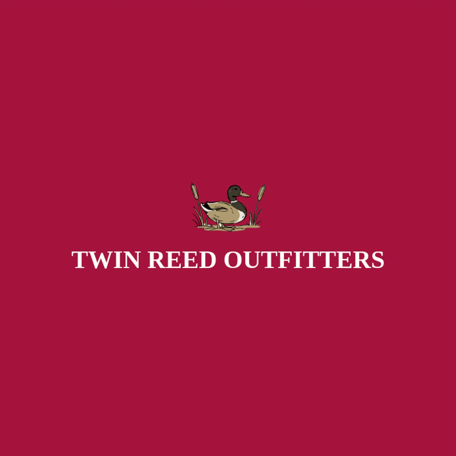 Twin Reed Outfitters logo for duck hunting