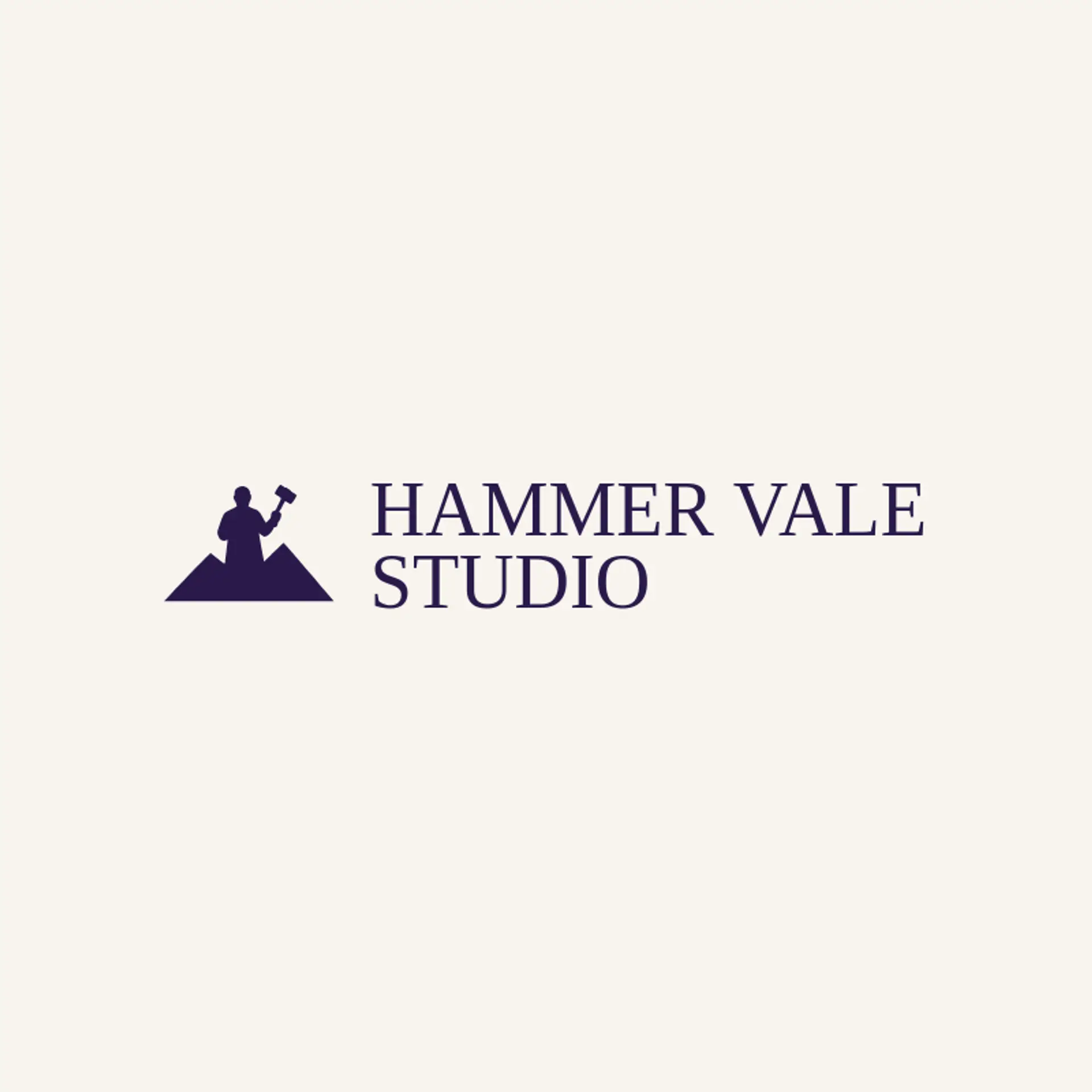 Hammer Vale Studio logo for blacksmith