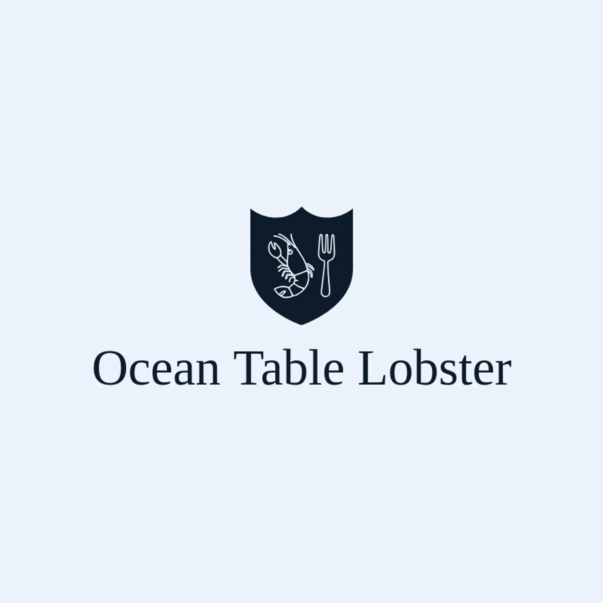 Ocean Table Lobster logo for lobster