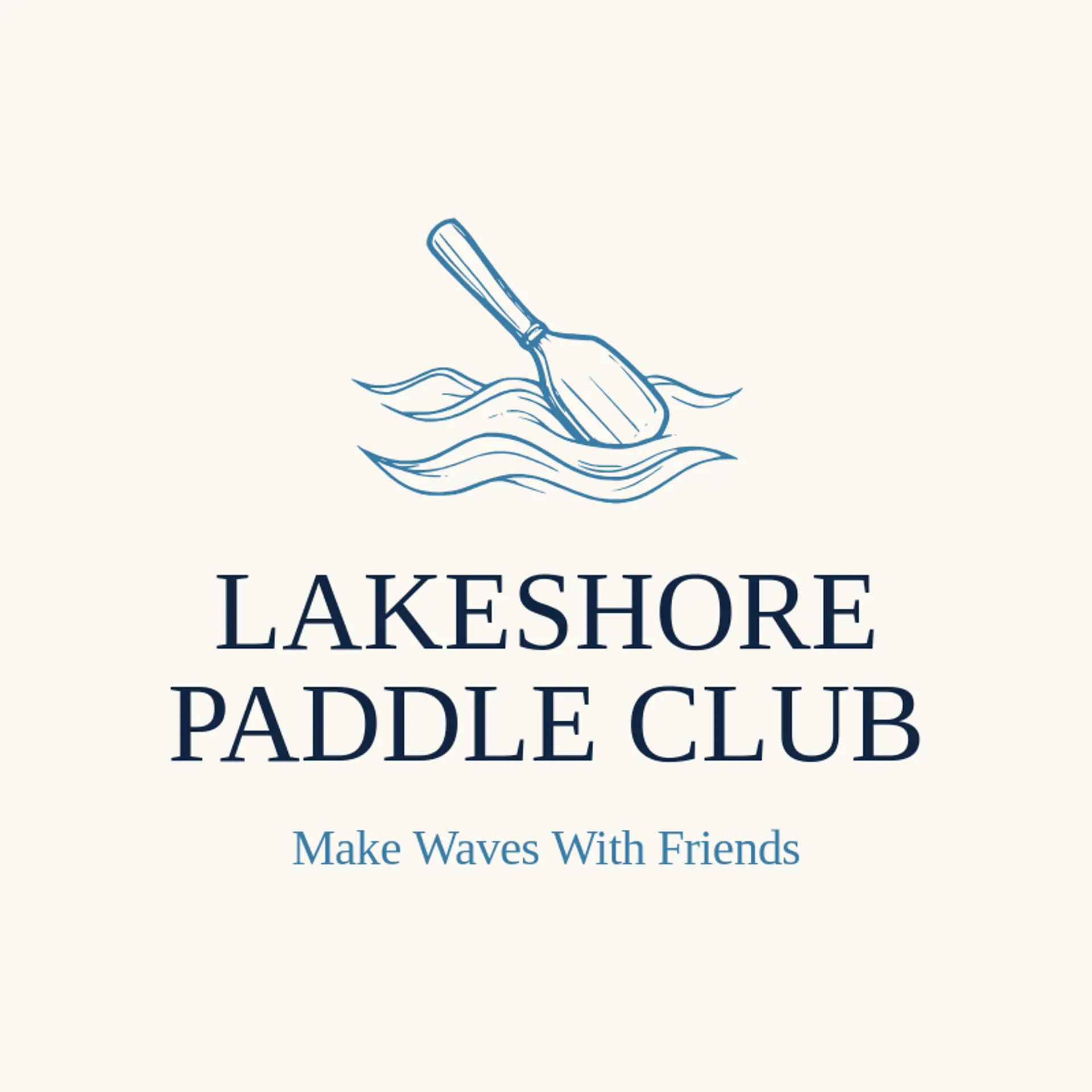 Lakeshore Paddle Club logo for michigan