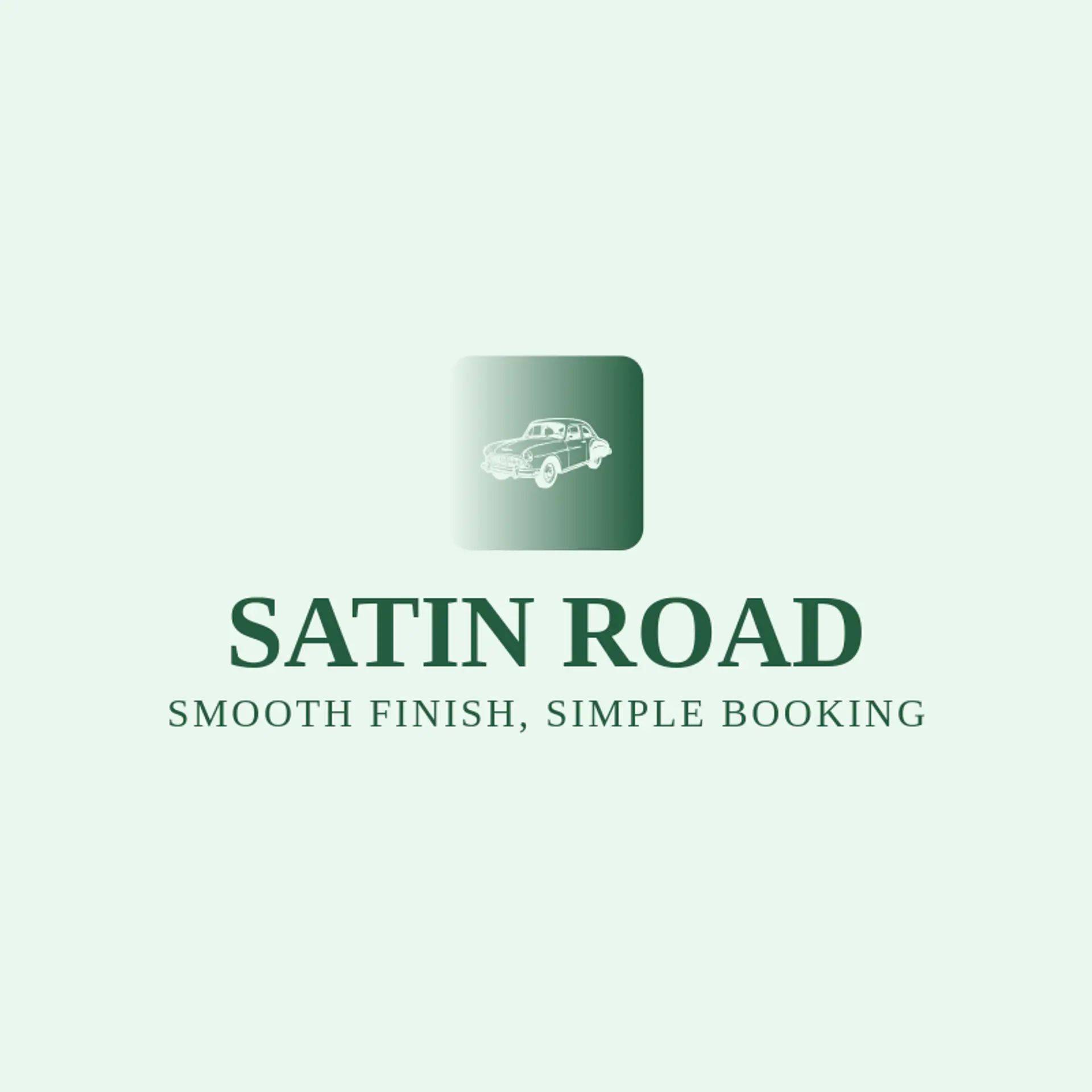 Satin Road logo for mobile detailing