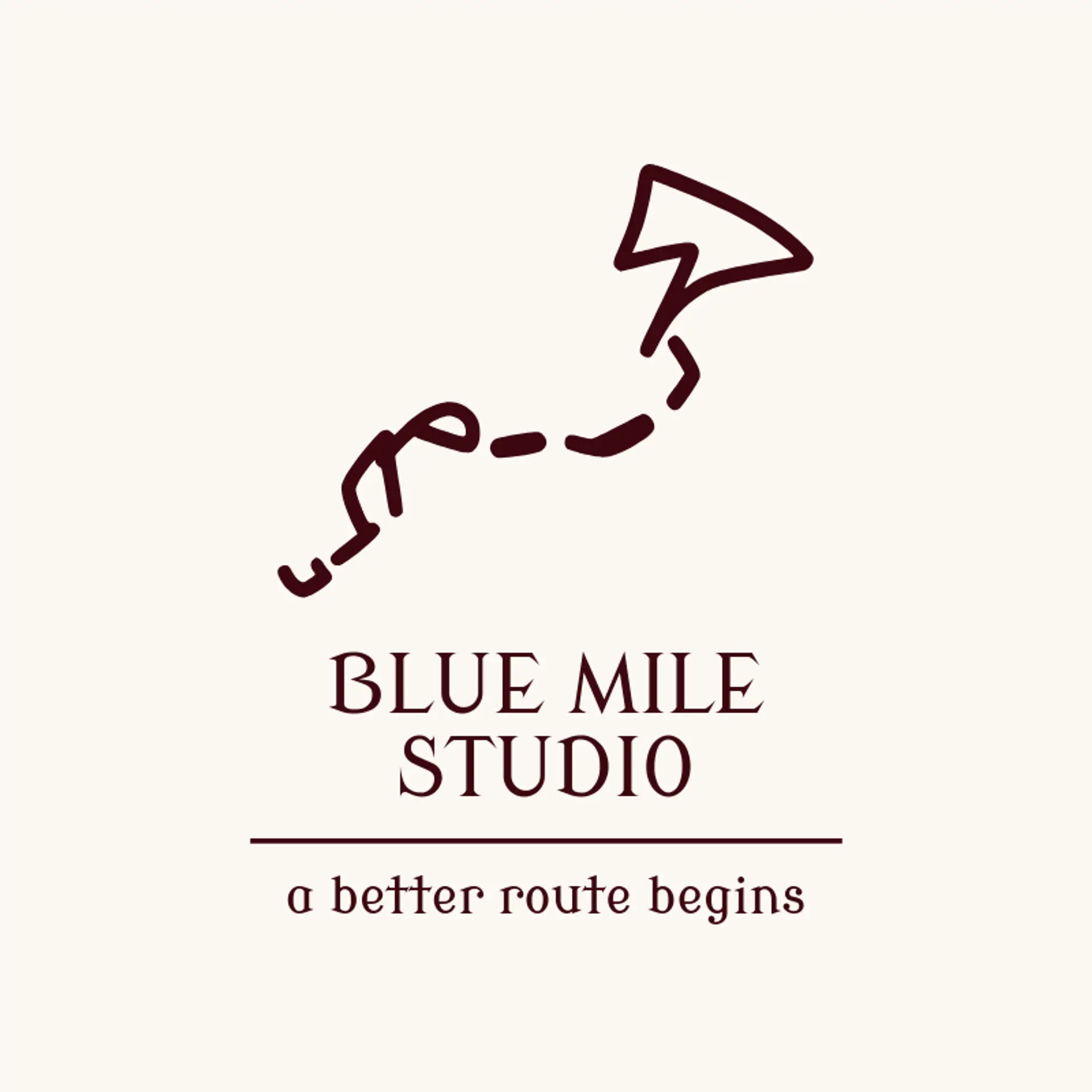 Blue Mile Studio logo for location
