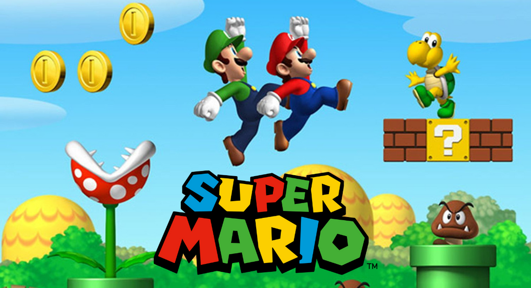 The Super Mario Logo & Brand: A Nostalgic Blast From The Past
