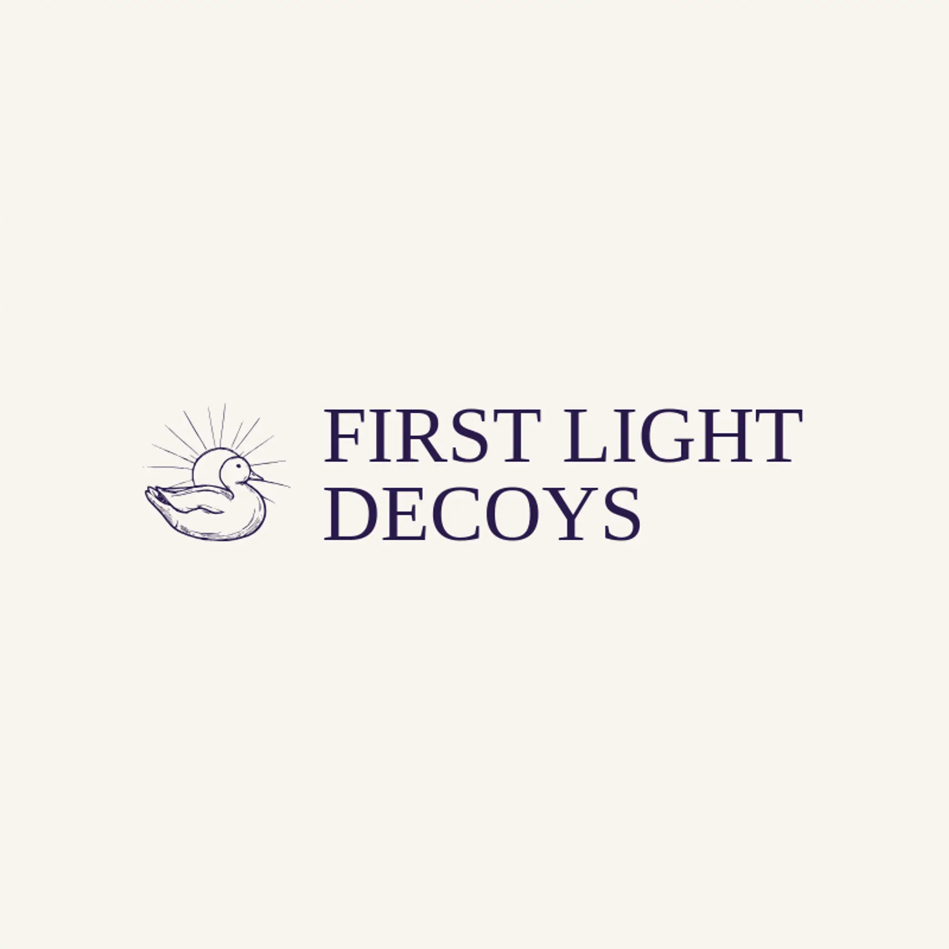 First Light Decoys logo for duck hunting