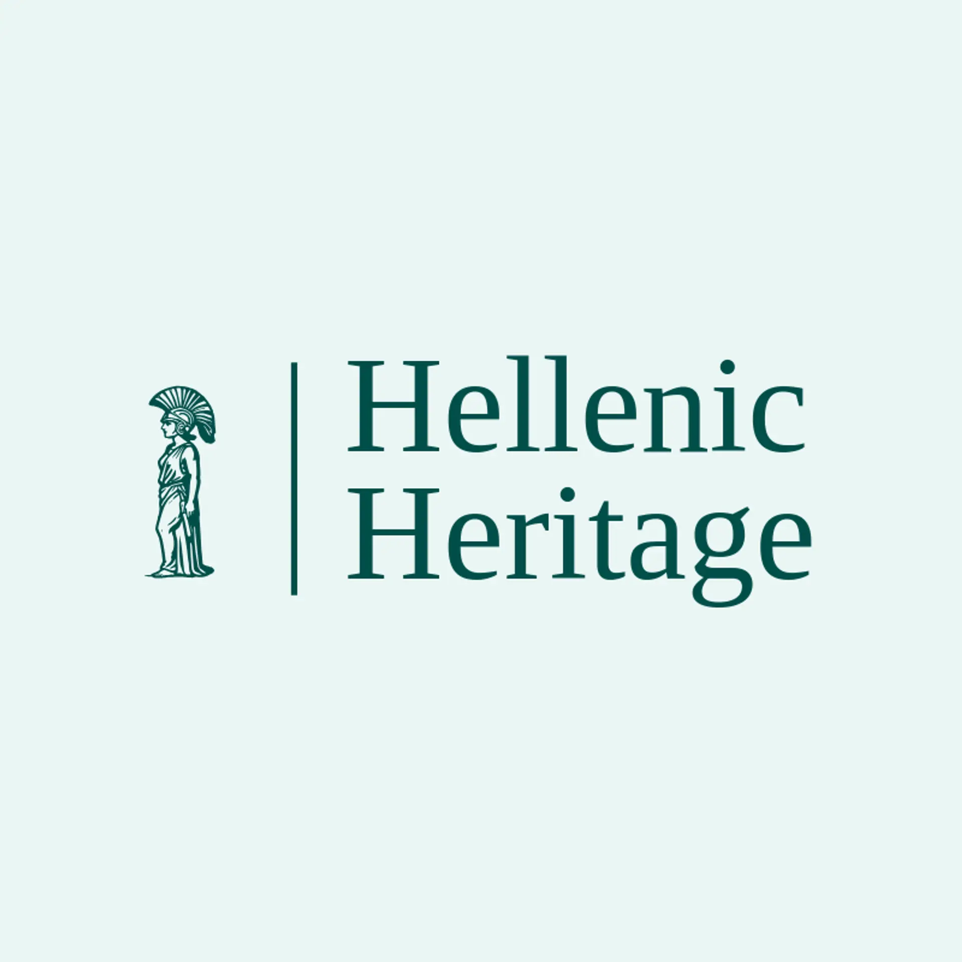 Hellenic Heritage logo for greek god