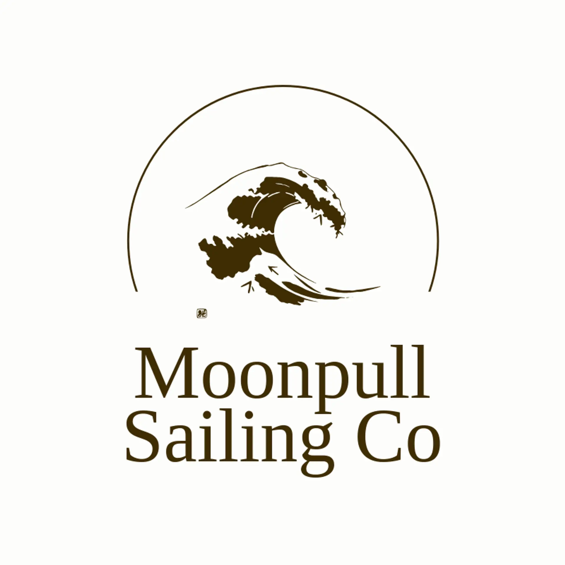 Moonpull Sailing Co logo for tide