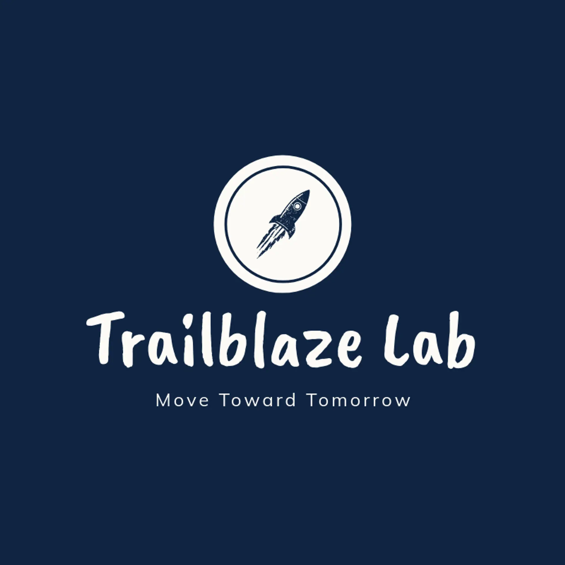 Trailblaze Lab logo for rocket