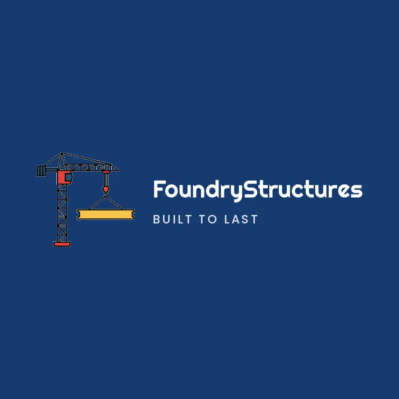 Construction logo idea: crane lifting beam in a retro style
