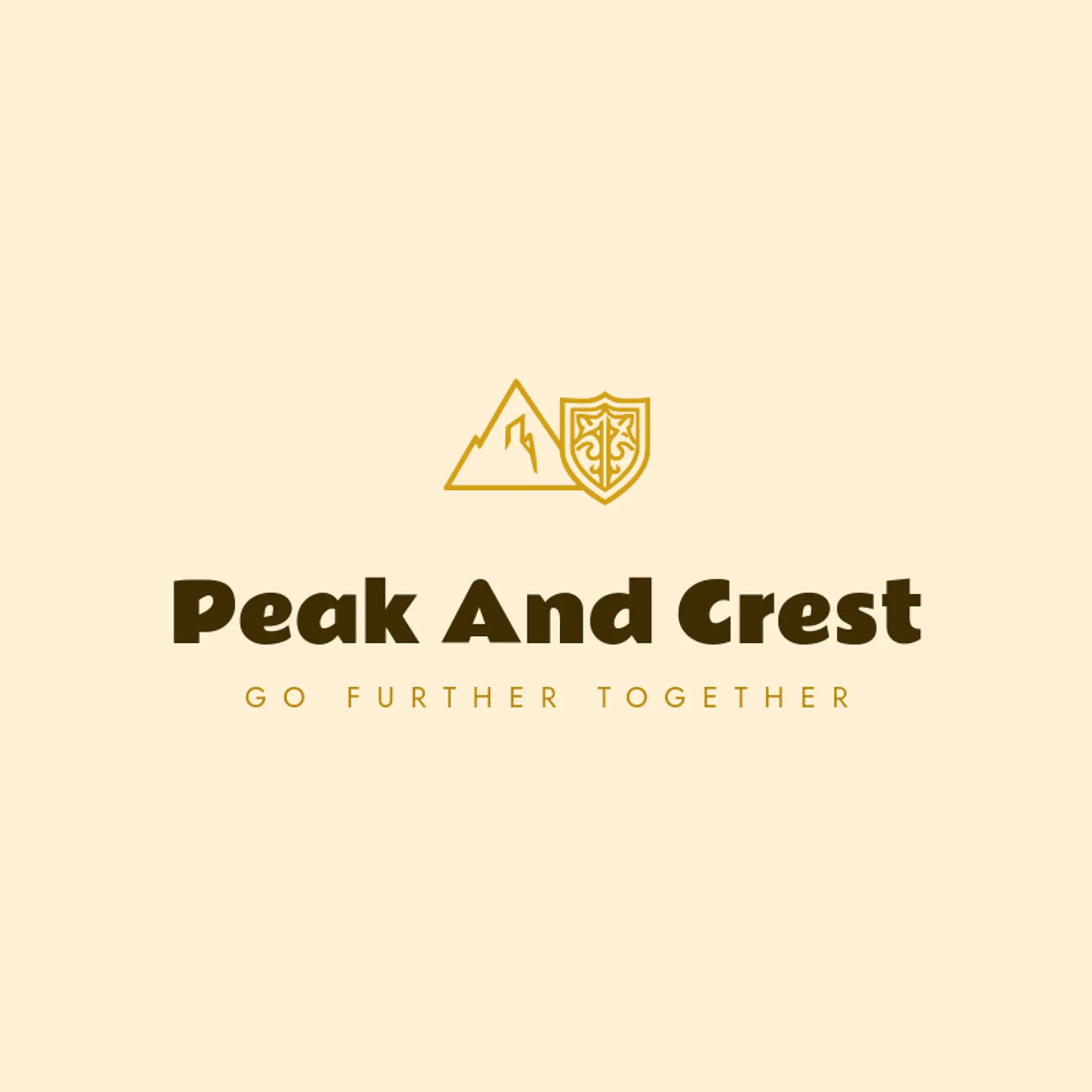 Peak And Crest logo for crest
