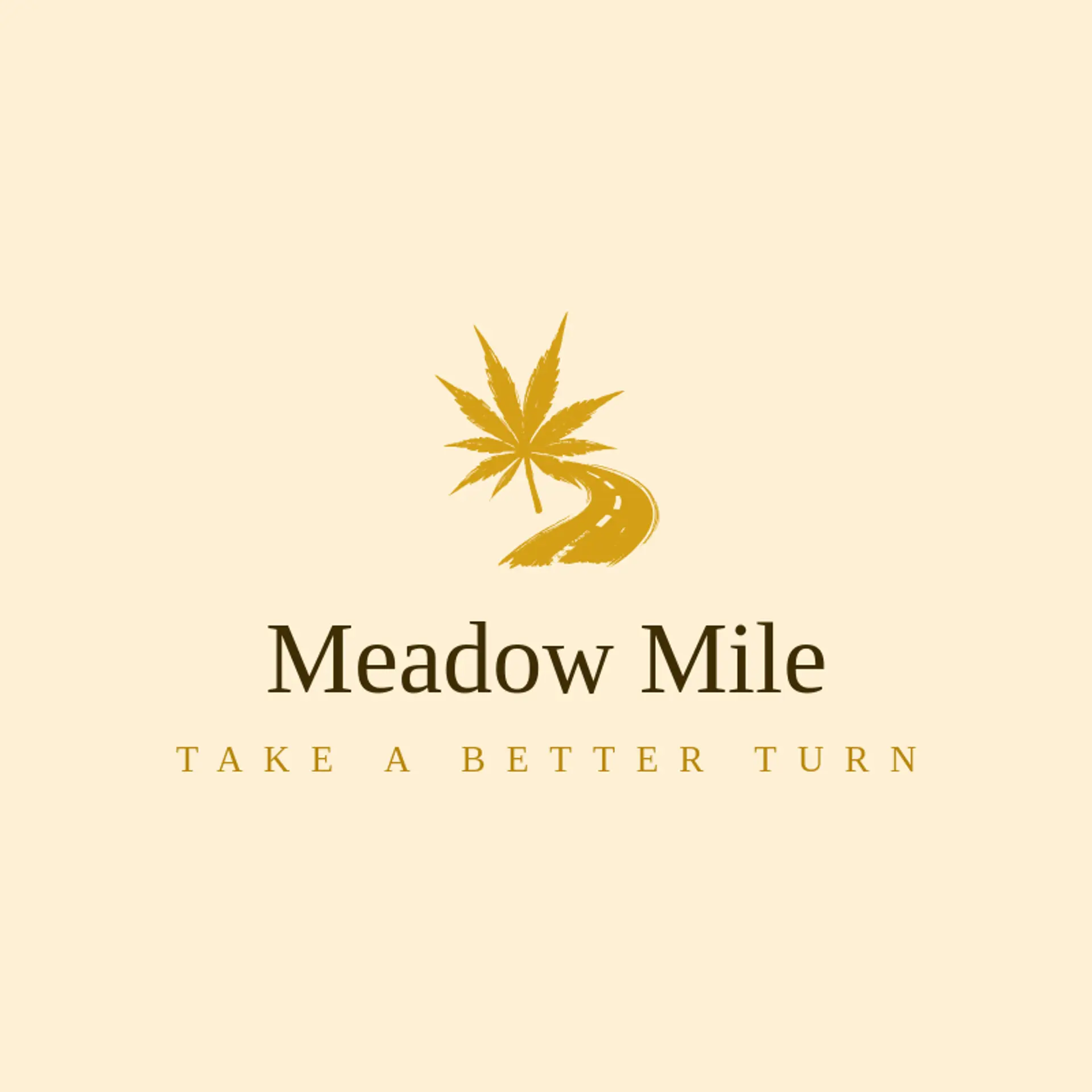 Meadow Mile logo for marijuana