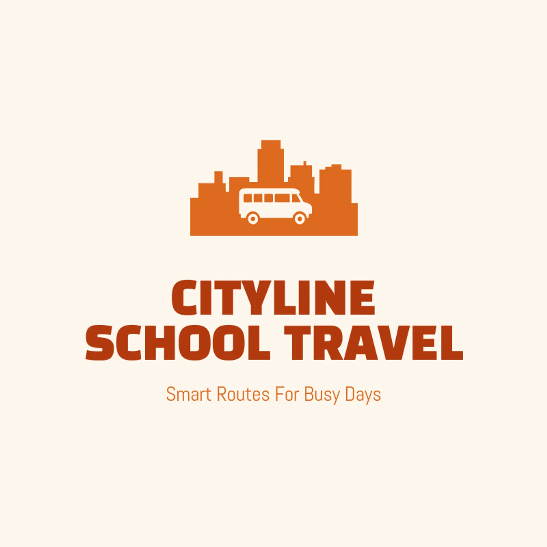 Cityline School Travel logo for school bus