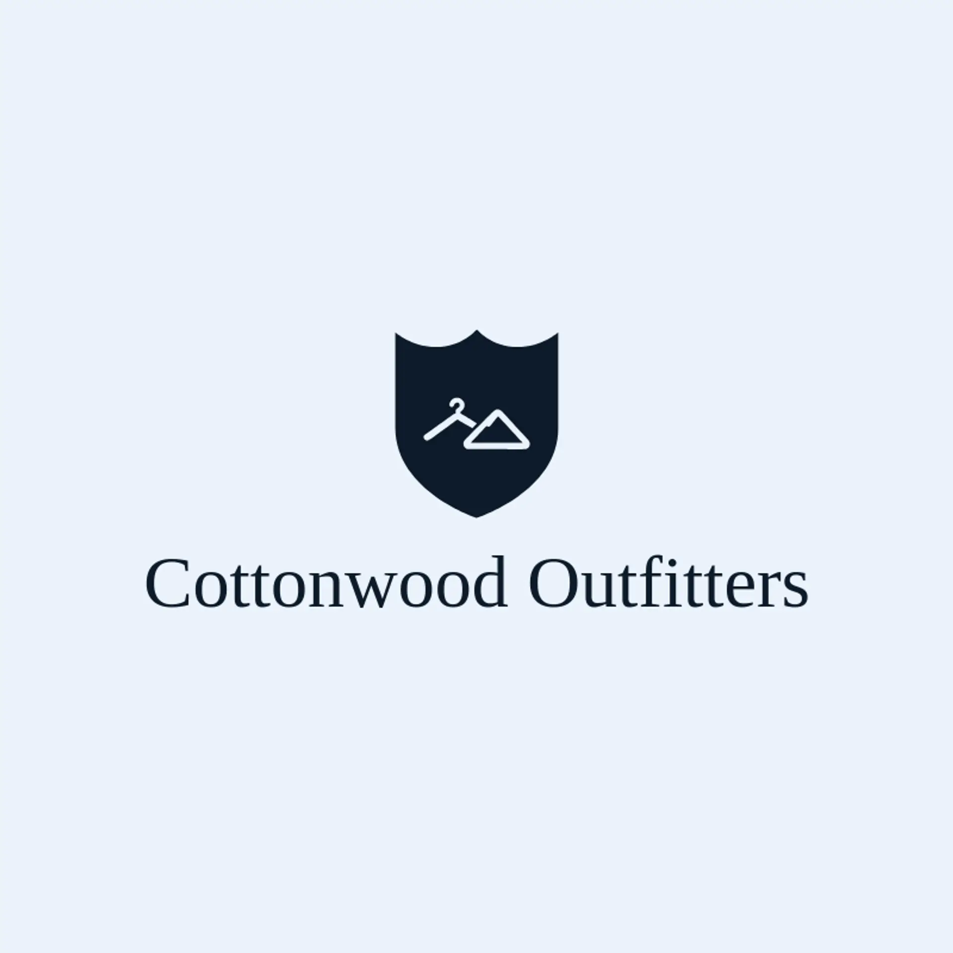 Cottonwood Outfitters logo for hanger