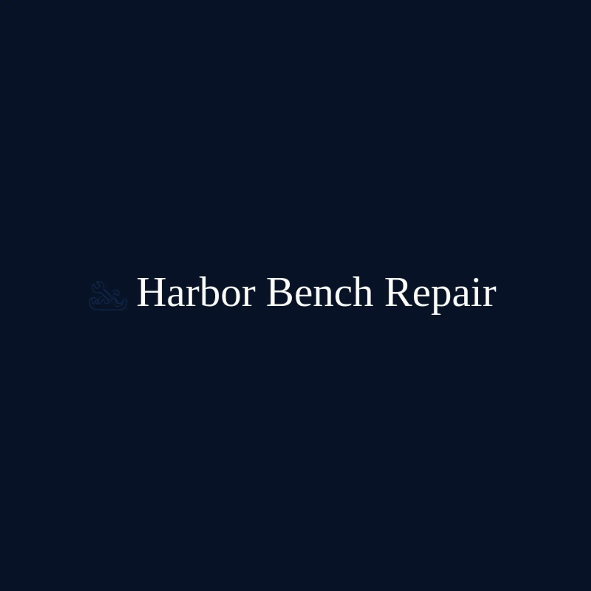 Harbor Bench Repair logo for repair