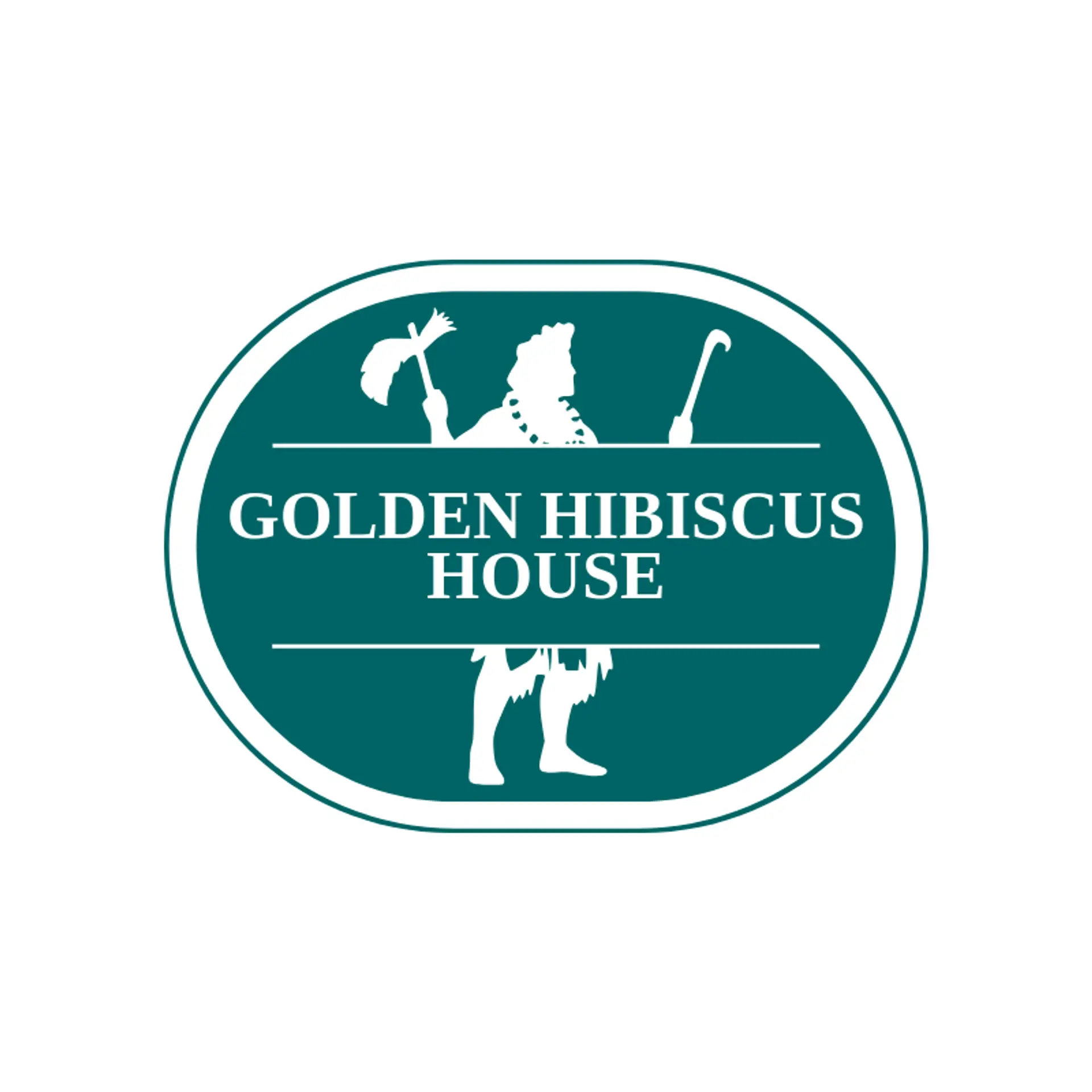 Golden Hibiscus House logo for hawaiian